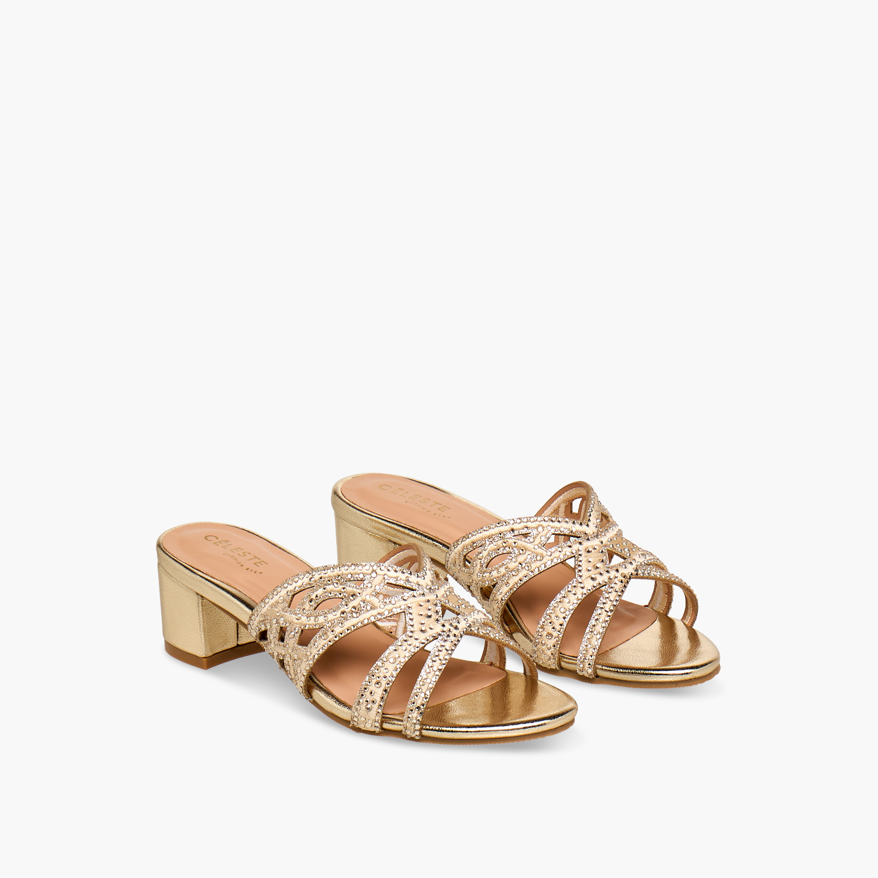 Celeste Girls Block Heel Sandals-girls-shoes-sandals-image-1