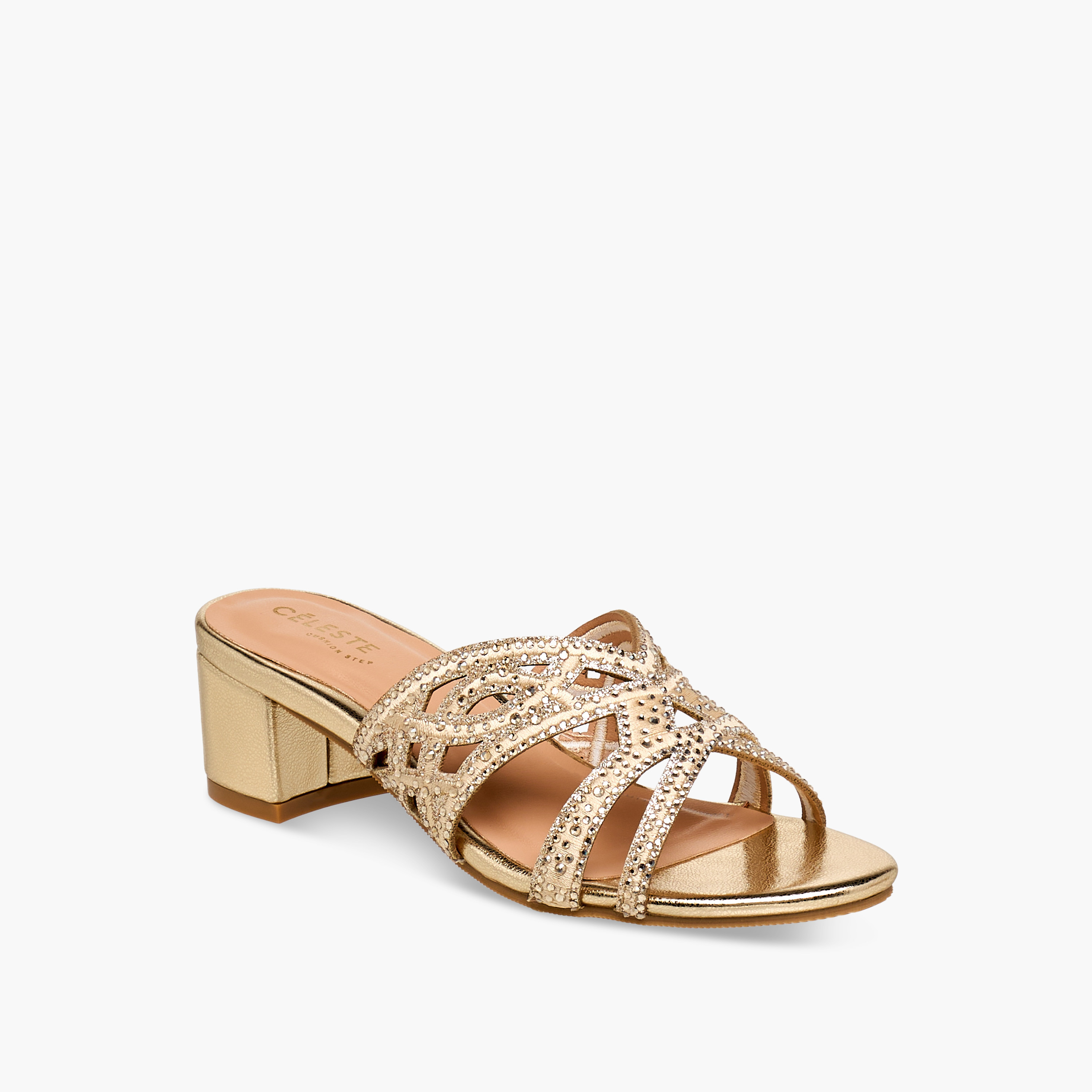 Celeste Girls Block Heel Sandals-girls-shoes-sandals-image-2
