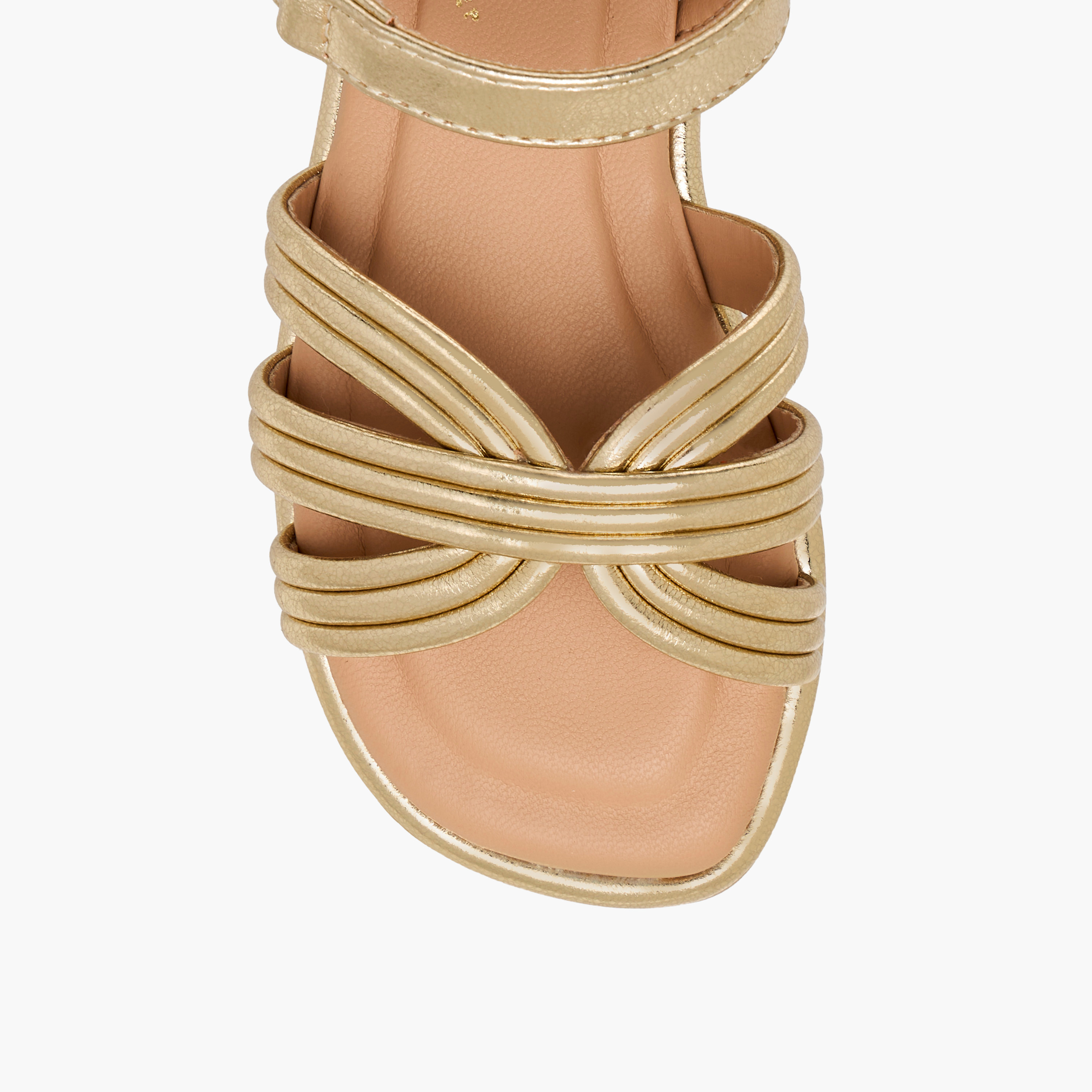 صندل بأحزمة وشريط إغلاق لاصق للبنات من جونيورز-girls-shoes-sandals-image-3