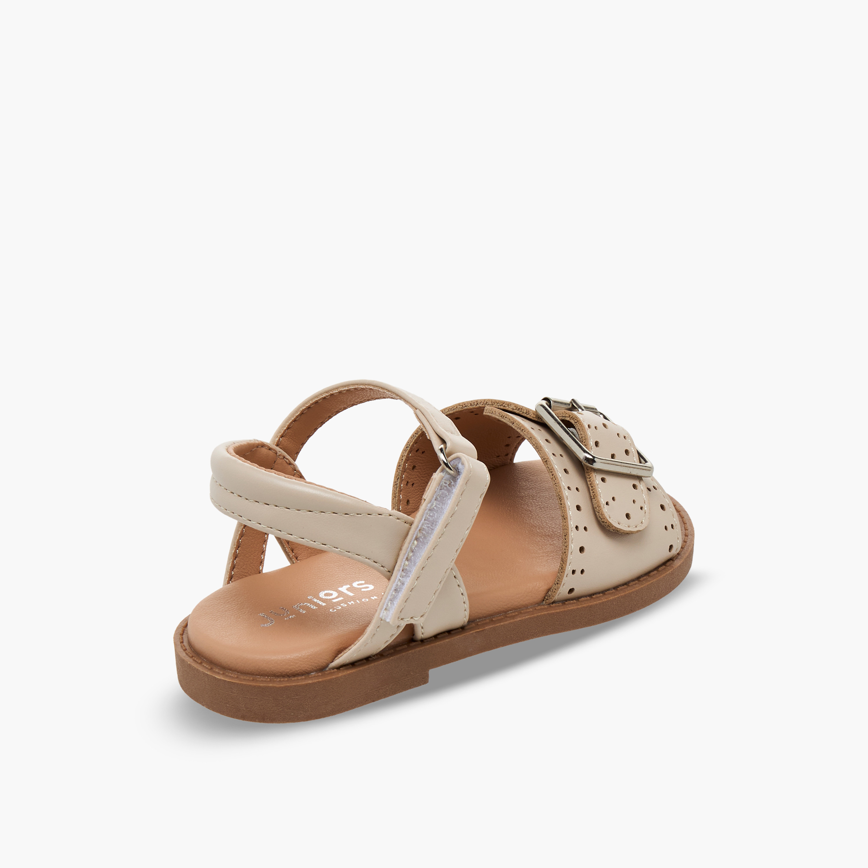 صندل مقطوع بالليزر بشريط إغلاق للبنات من جونيورز-girls-shoes-sandals-image-5
