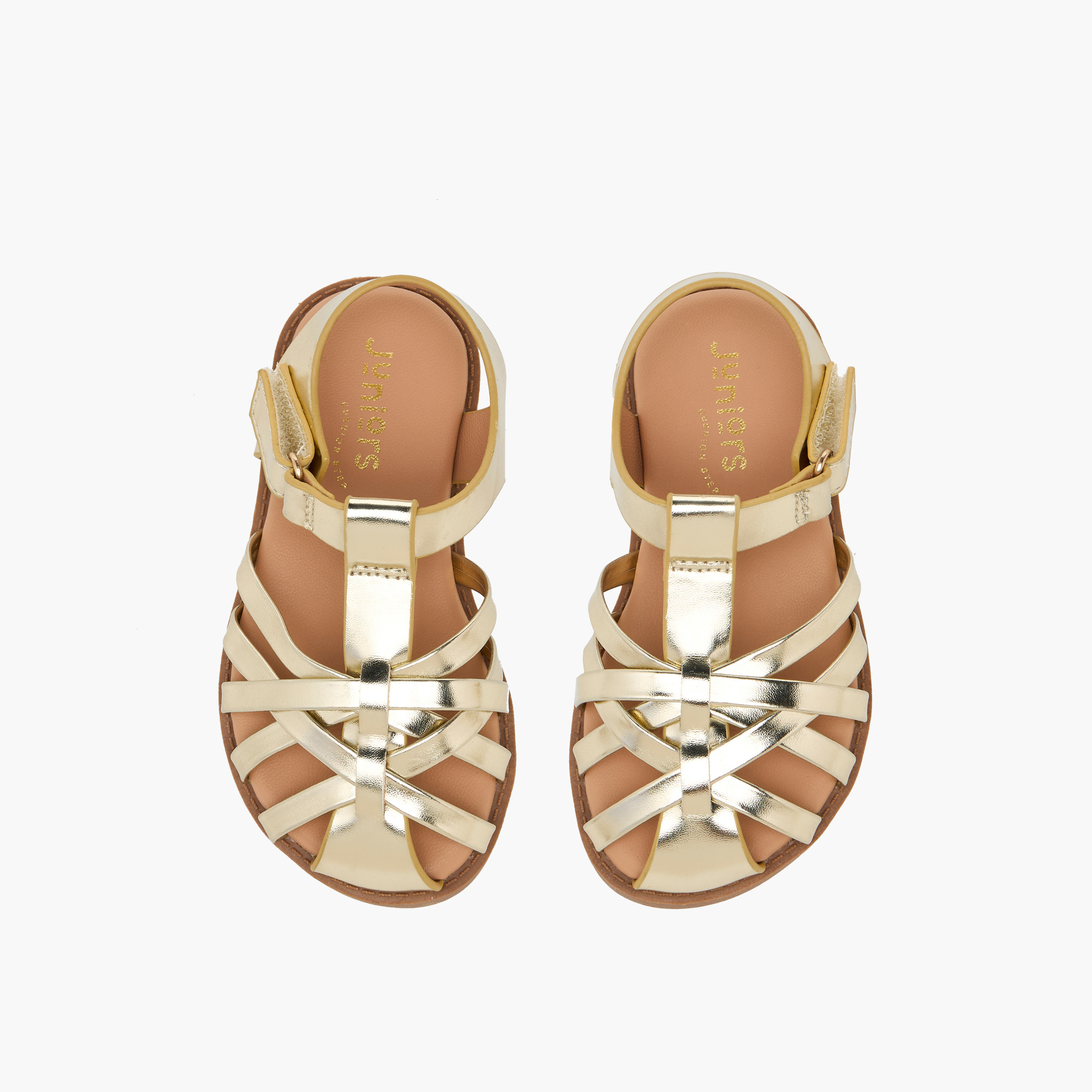 Juniors Girls Hook & Loop Sandals-girls-shoes-sandals-image-1