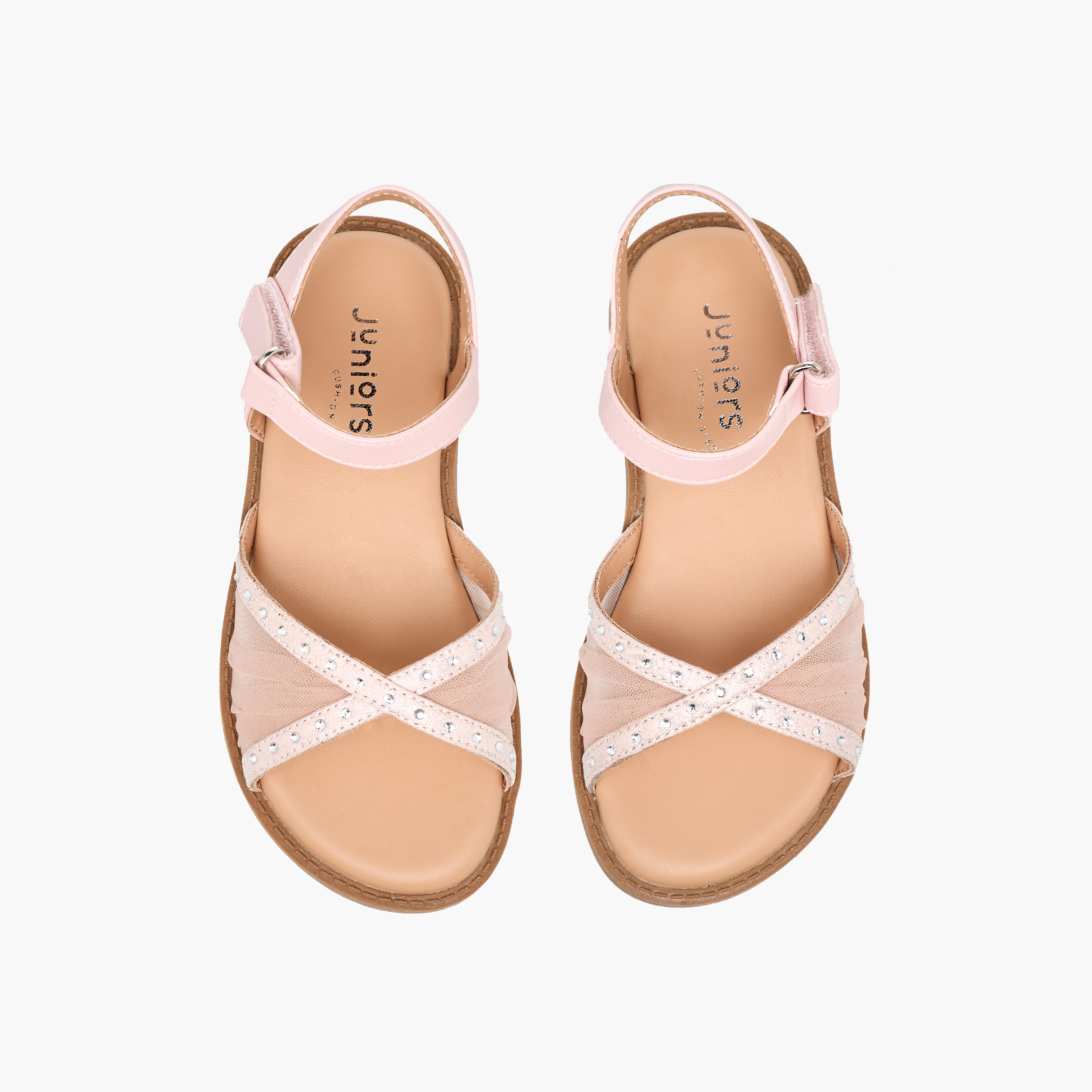 Juniors Girls Hook & Loop Sandals-girls-shoes-sandals-image-1
