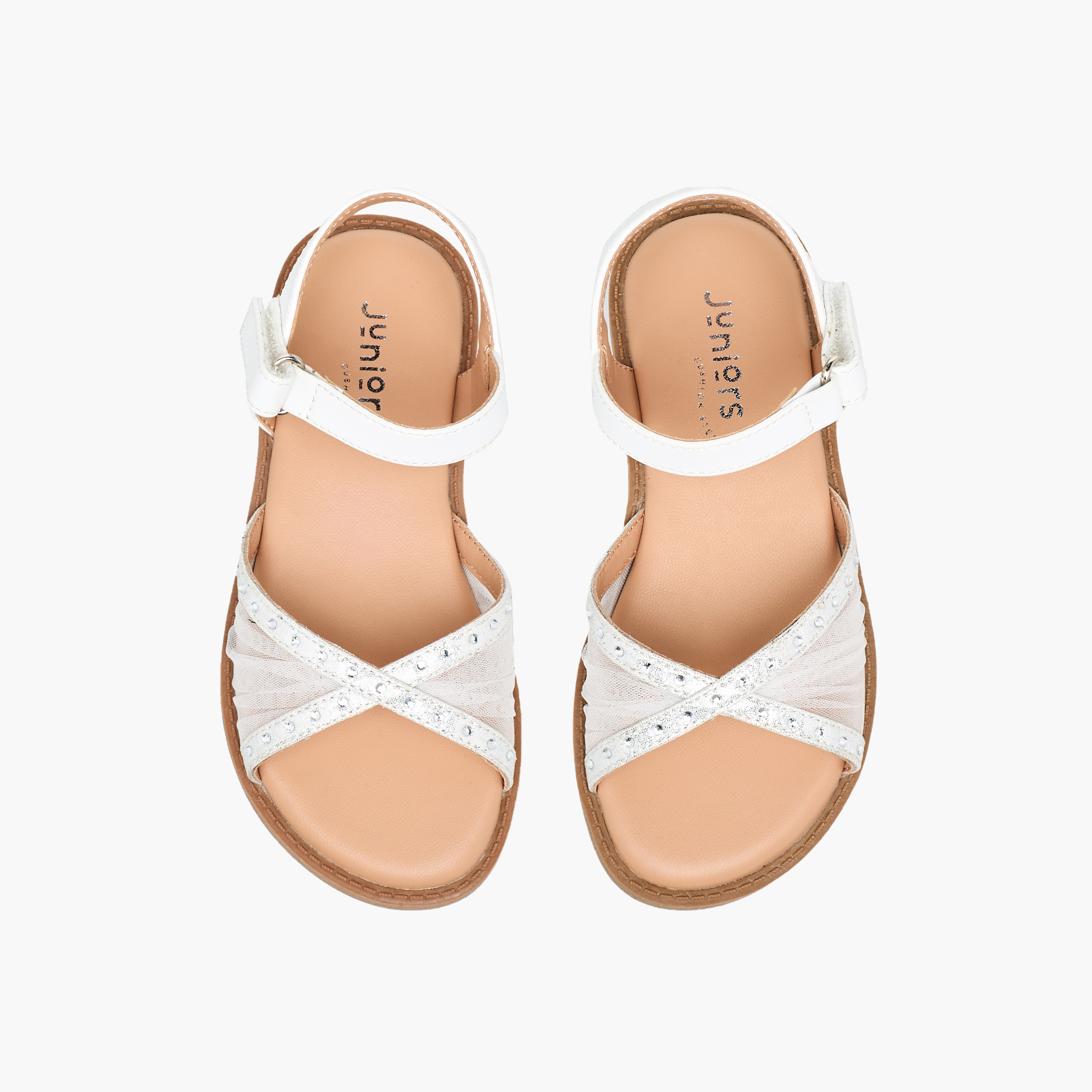Juniors Girls Hook & Loop Sandals-girls-shoes-sandals-image-1