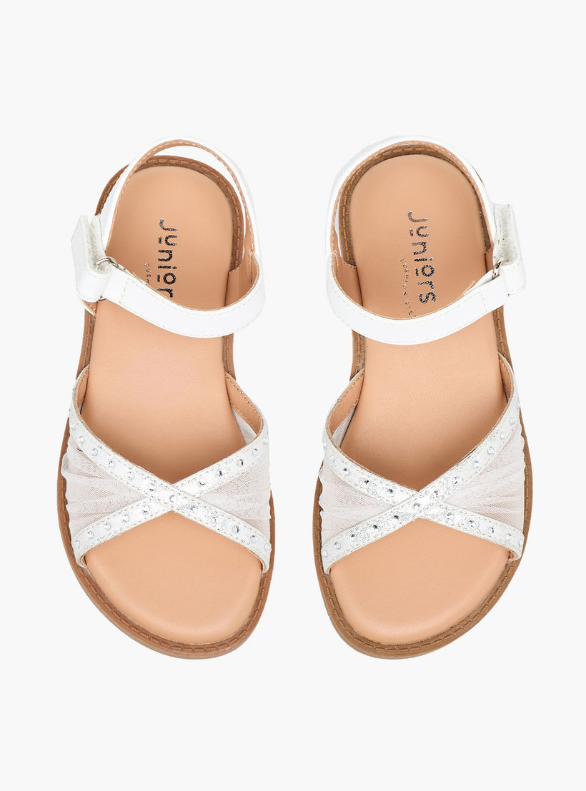 Juniors Girls Hook & Loop Sandals-girls-shoes-sandals-image-1