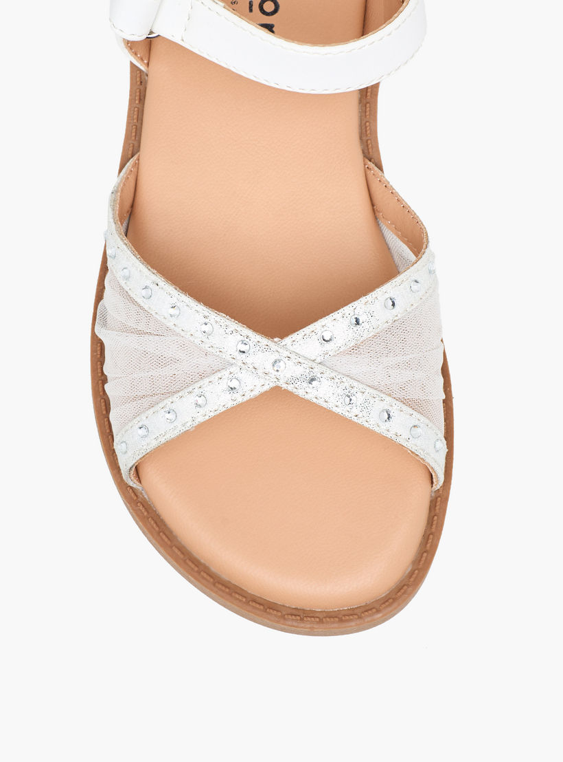 Juniors Girls Hook & Loop Sandals-girls-shoes-sandals-image-4