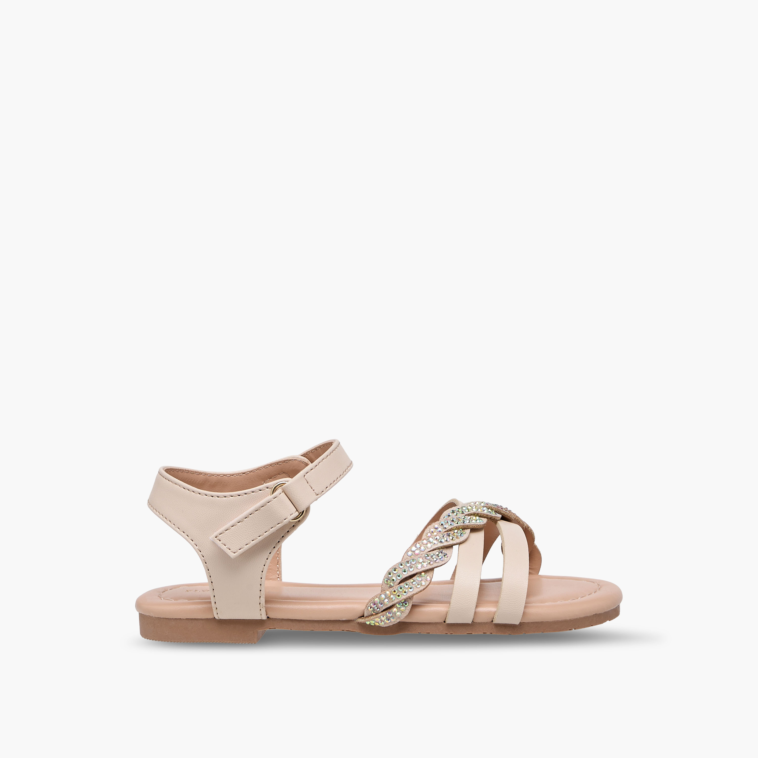 Flora Bella Girls Embellished Hook & Loop Sandals-girls-shoes-sandals-image-2