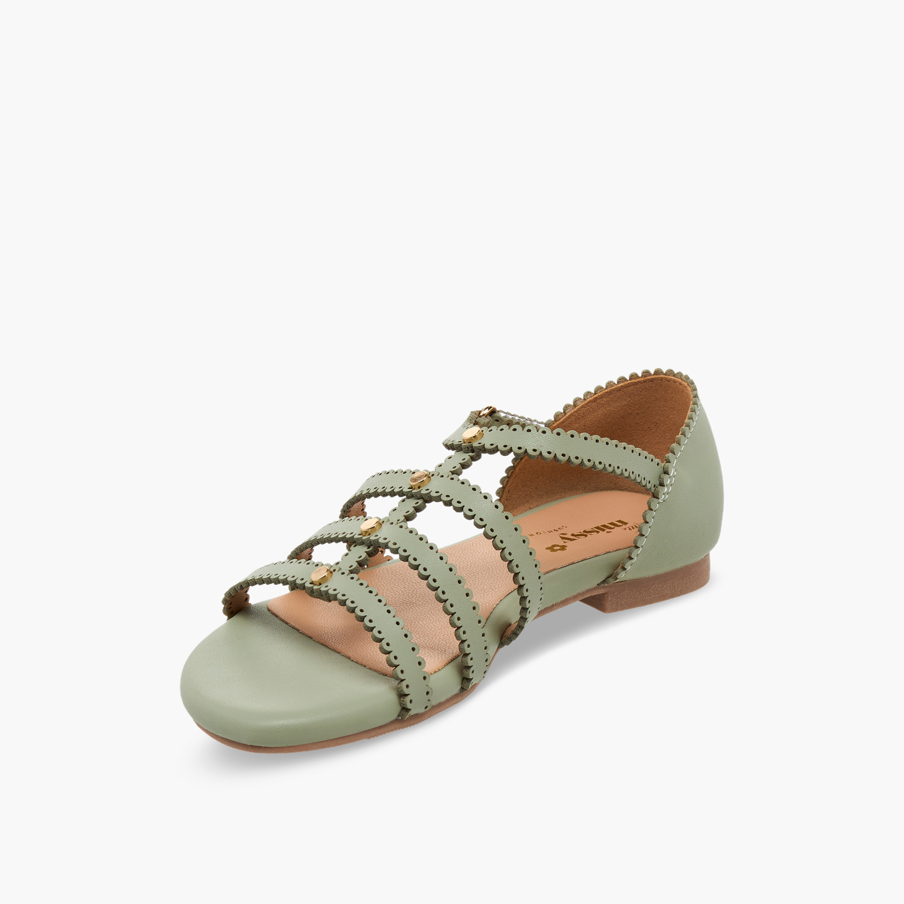 Little Missy Girls Embellished Hook & Loop Sandals-girls-shoes-sandals-image-3