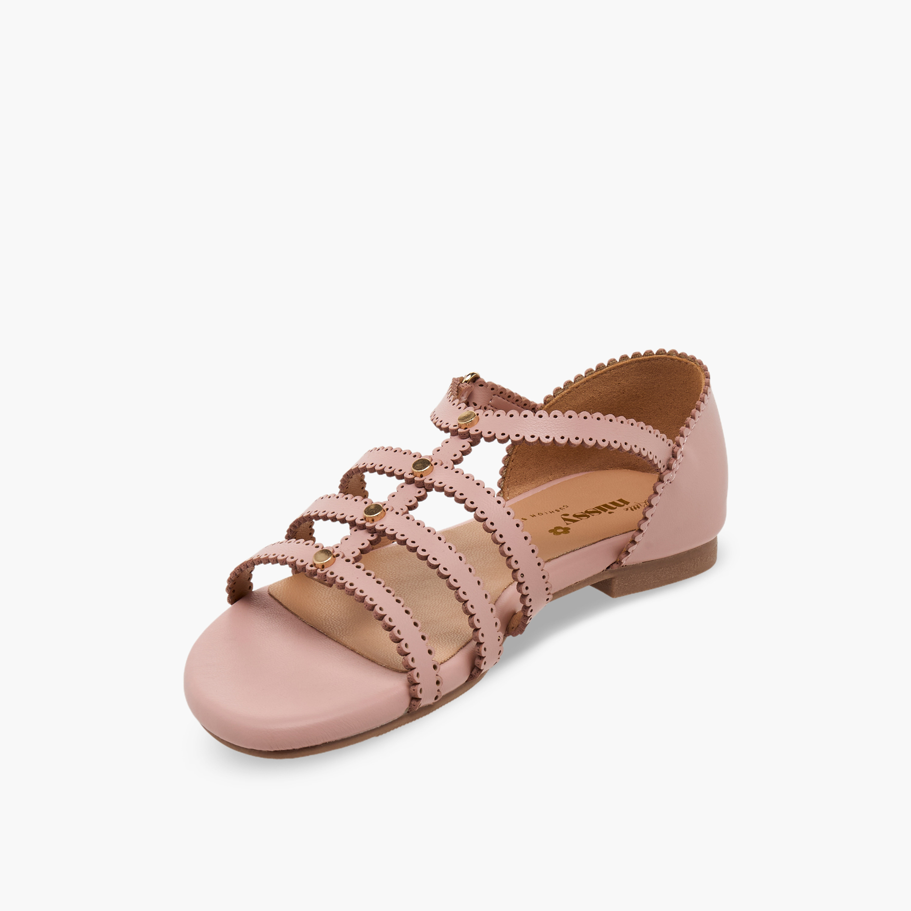 صندل مزين بشريط إغلاق للبنات من ليتل ميسي-girls-shoes-sandals-image-3
