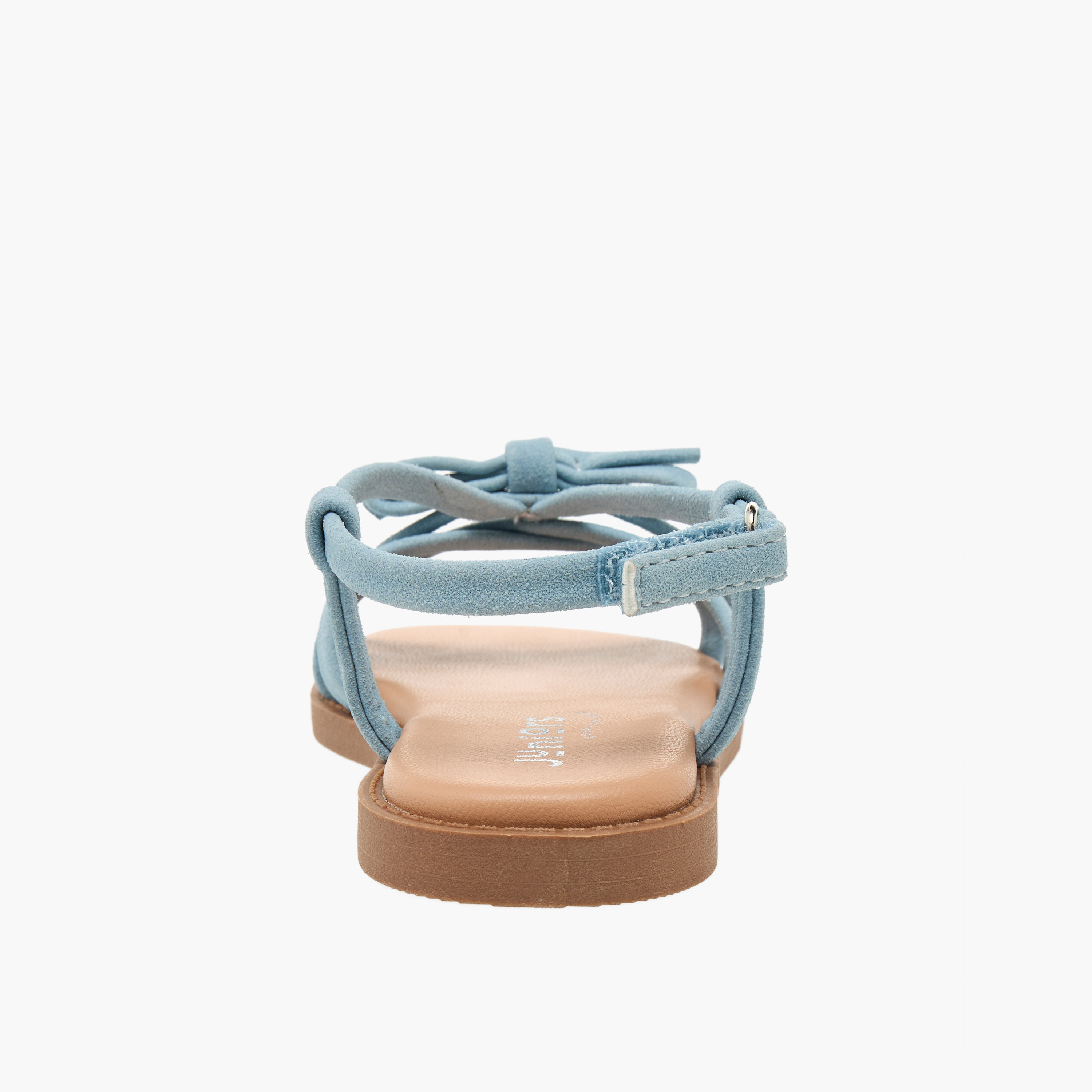 Juniors Girls Bow Accent Hook & Loop Sandals-girls-shoes-sandals-image-7