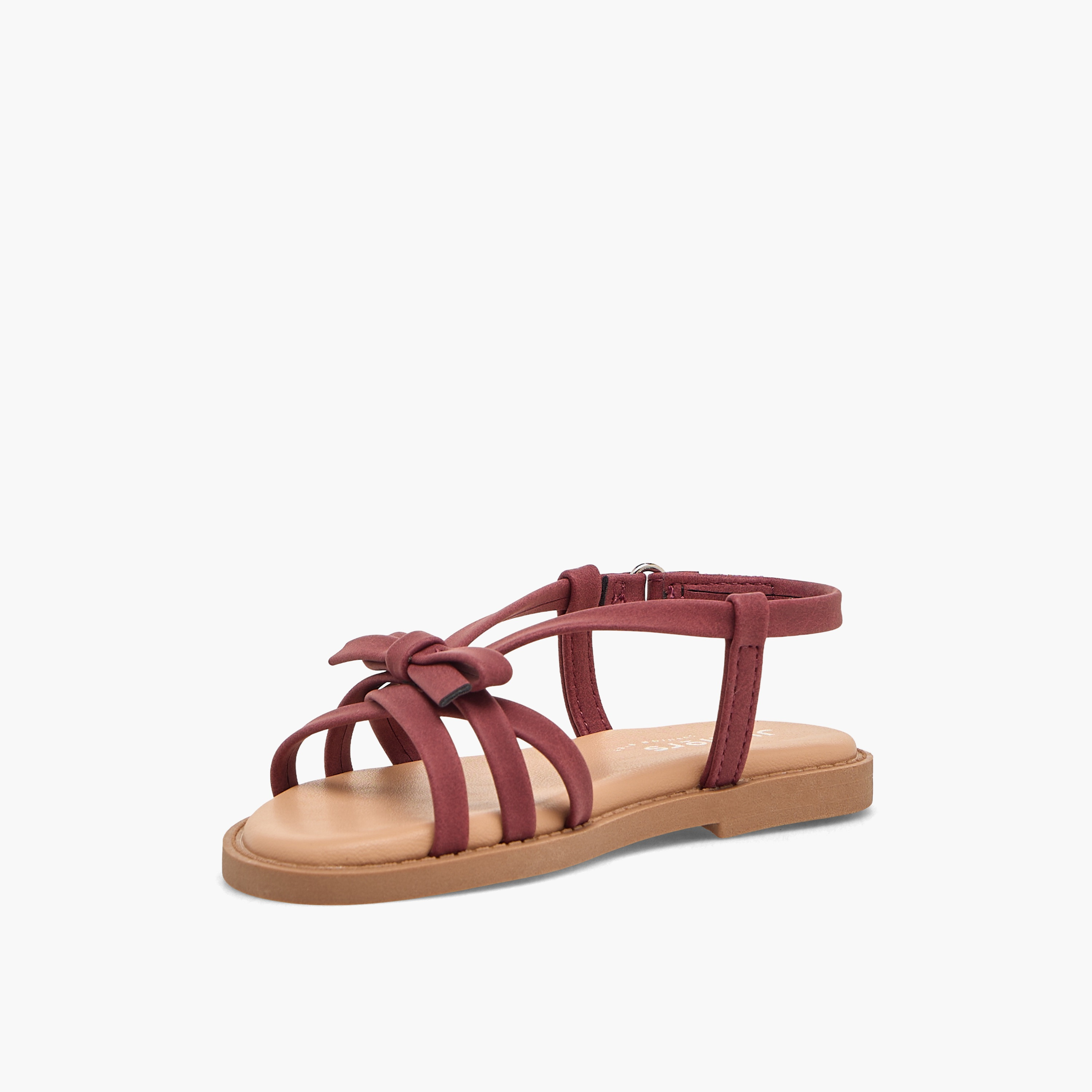 صندل مزين بفيونكة وشريط إغلاق للبنات من جونيورز-girls-shoes-sandals-image-4