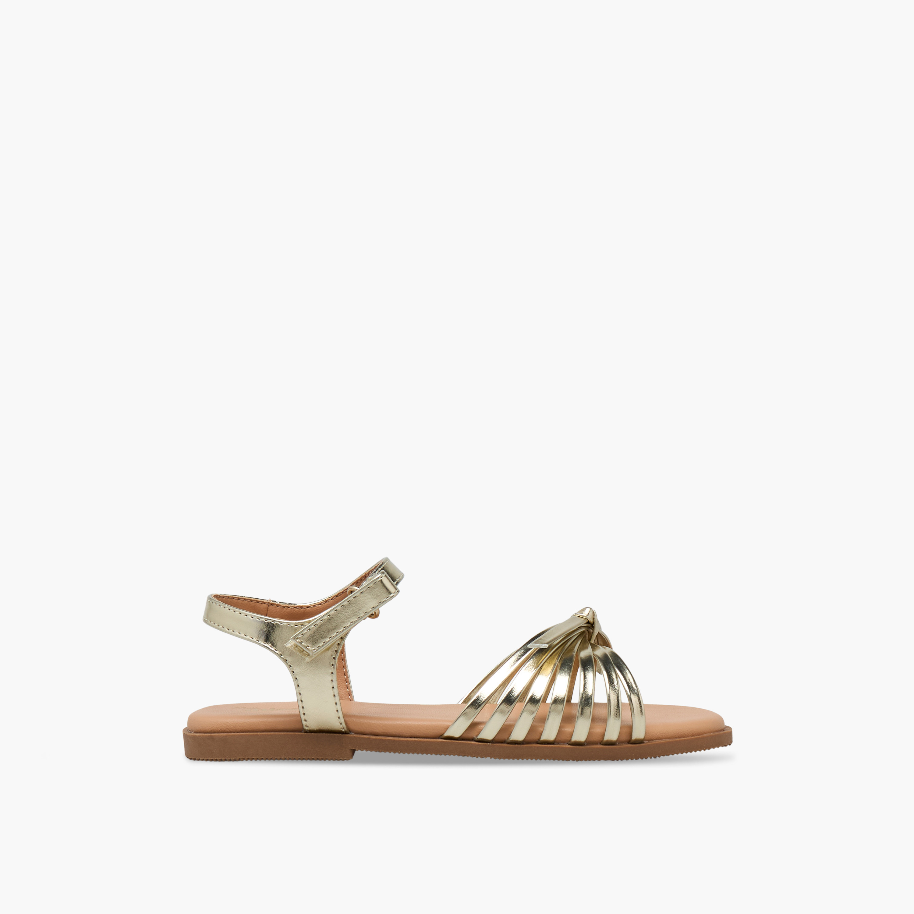 Little Missy Girls Strappy Hook & Loop Sandals-girls-shoes-sandals-image-2