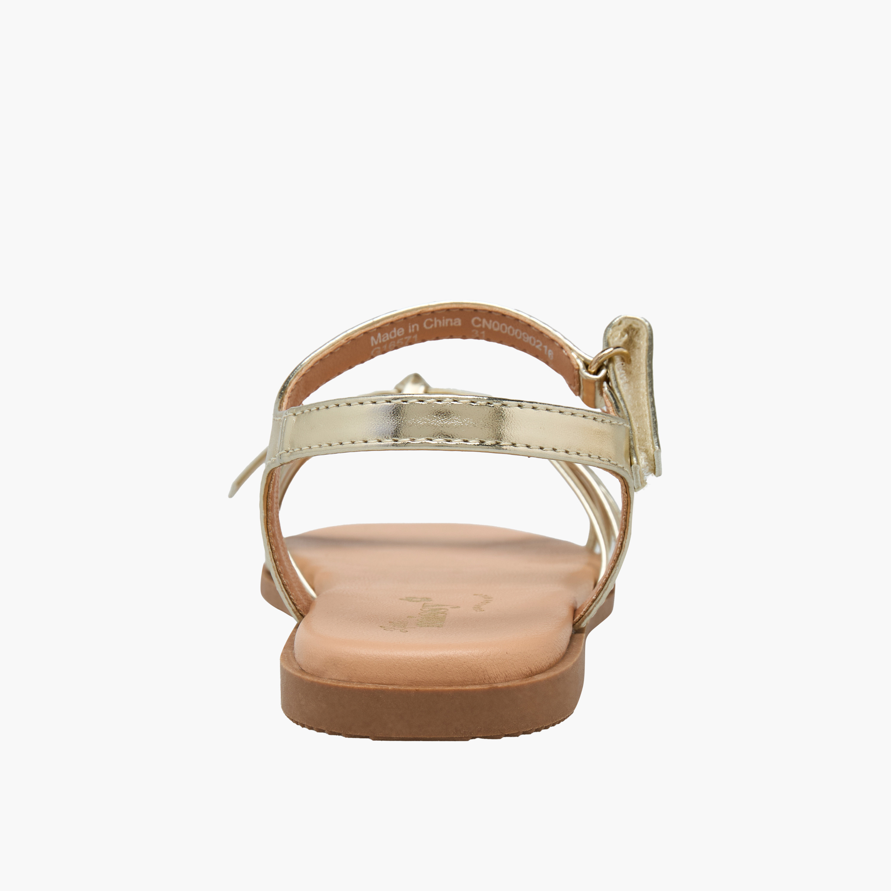 Little Missy Girls Strappy Hook & Loop Sandals-girls-shoes-sandals-image-7