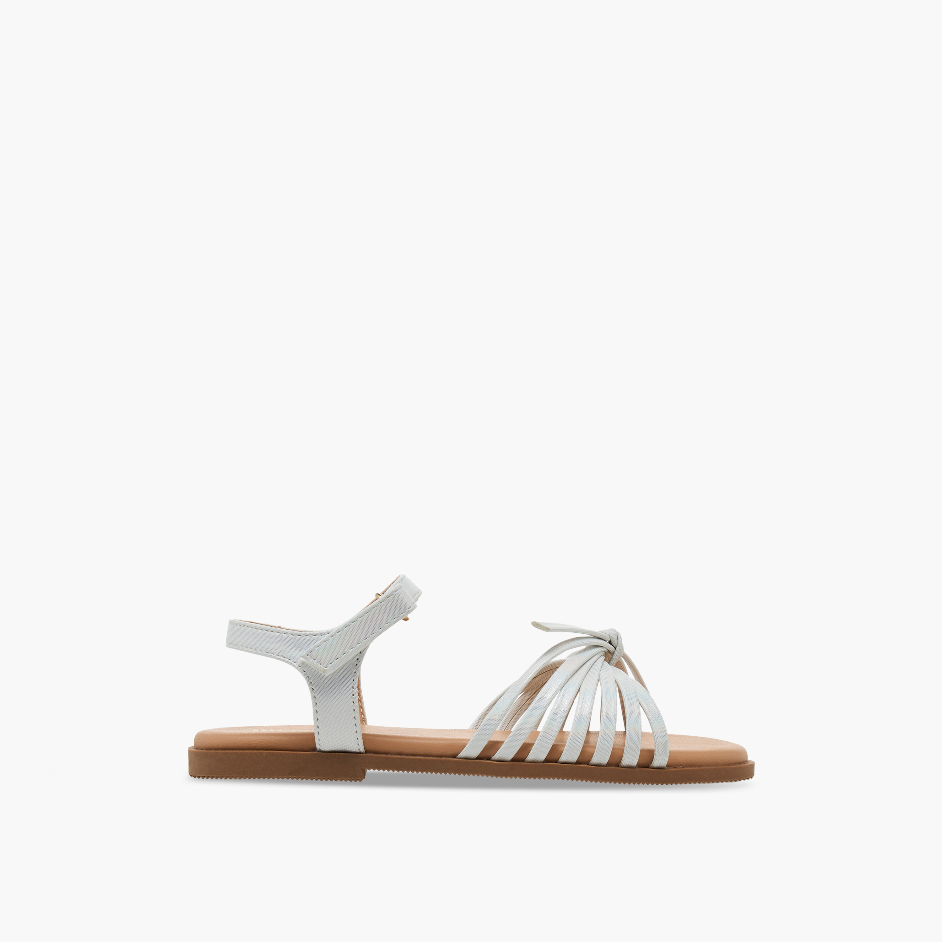 Little Missy Girls Strappy Hook & Loop Sandals-girls-shoes-sandals-image-2