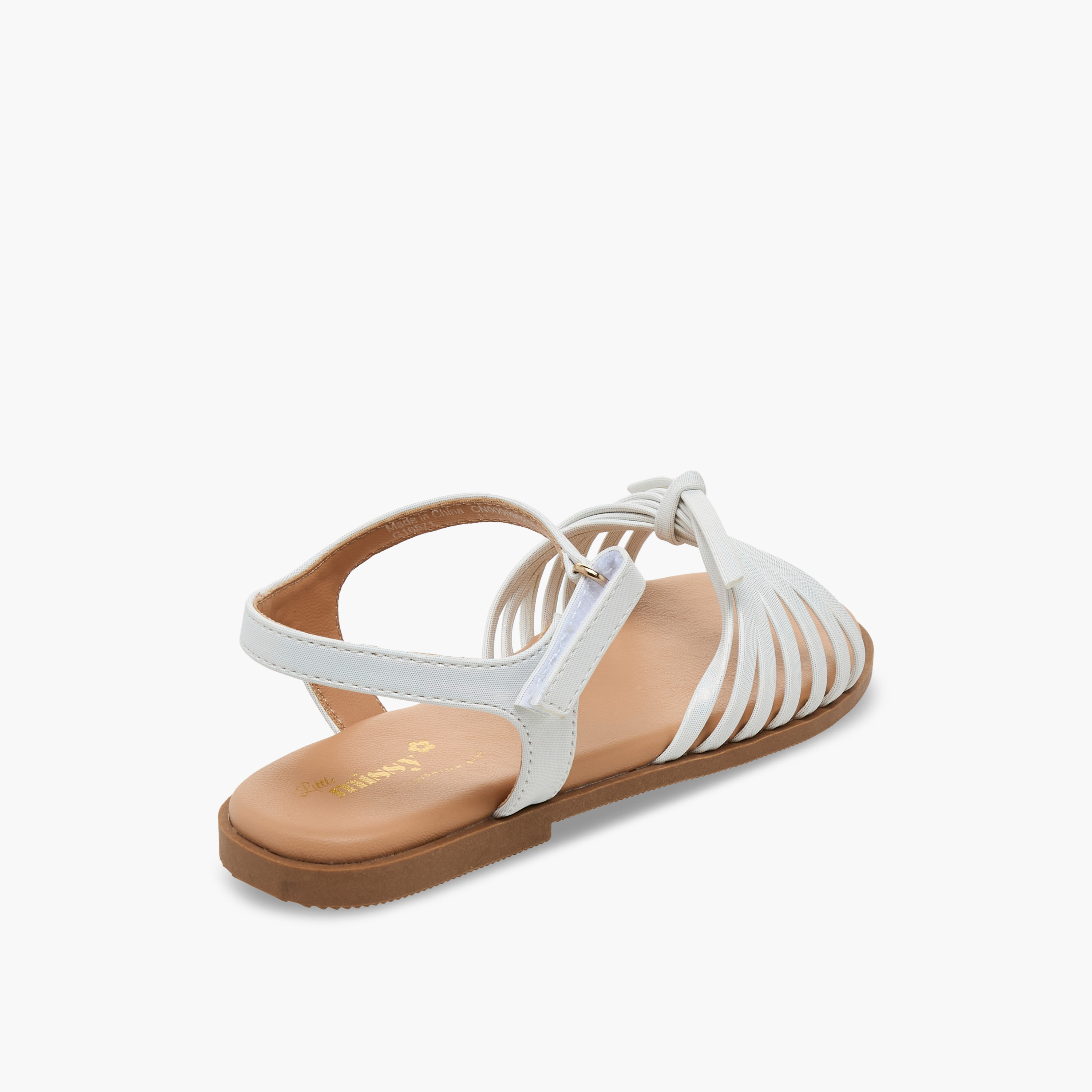 Little Missy Girls Strappy Hook & Loop Sandals-girls-shoes-sandals-image-5