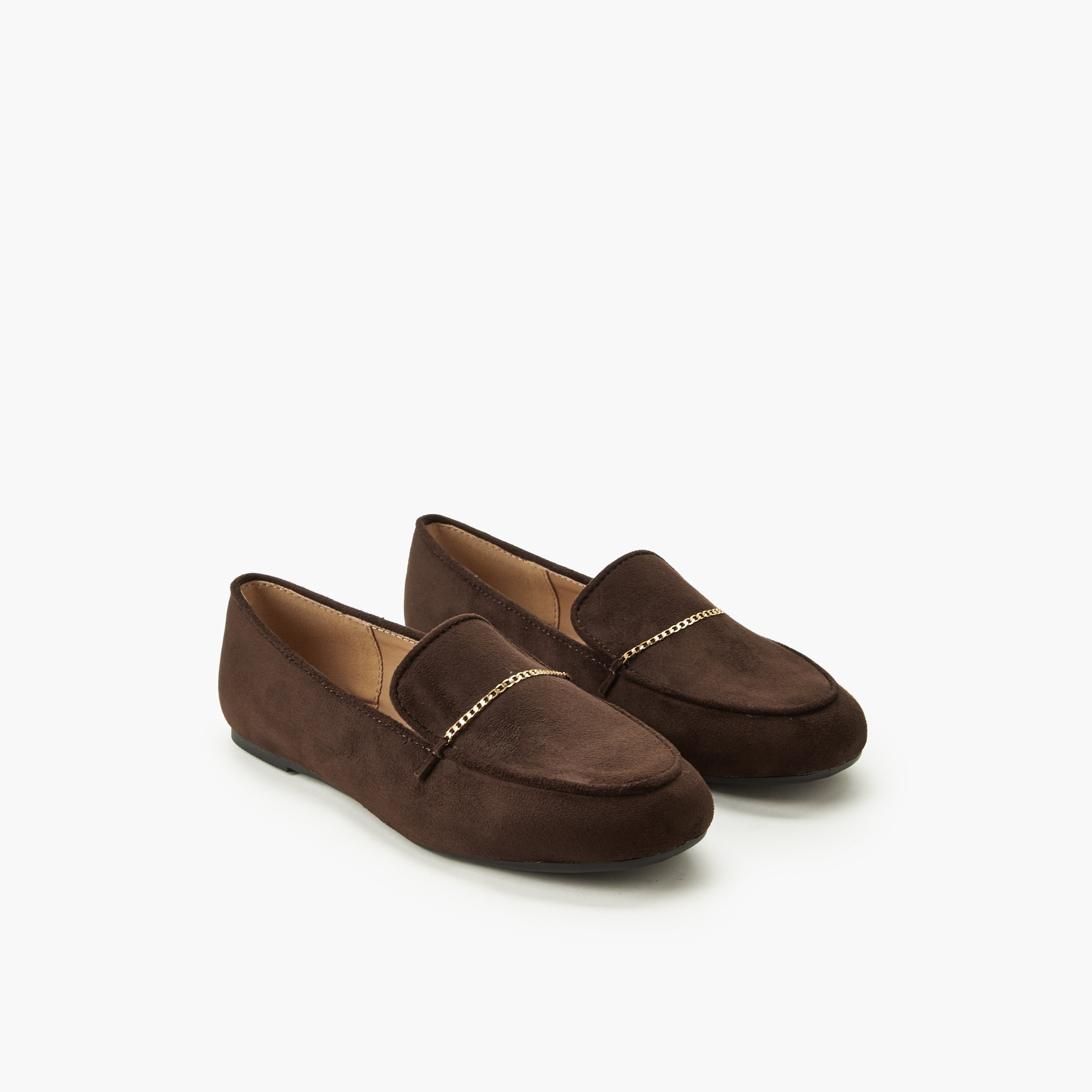 حذاء لوفر بزينة ميتاليك للنساء من ليتل ميسي-girls-shoes-loafers-image-1