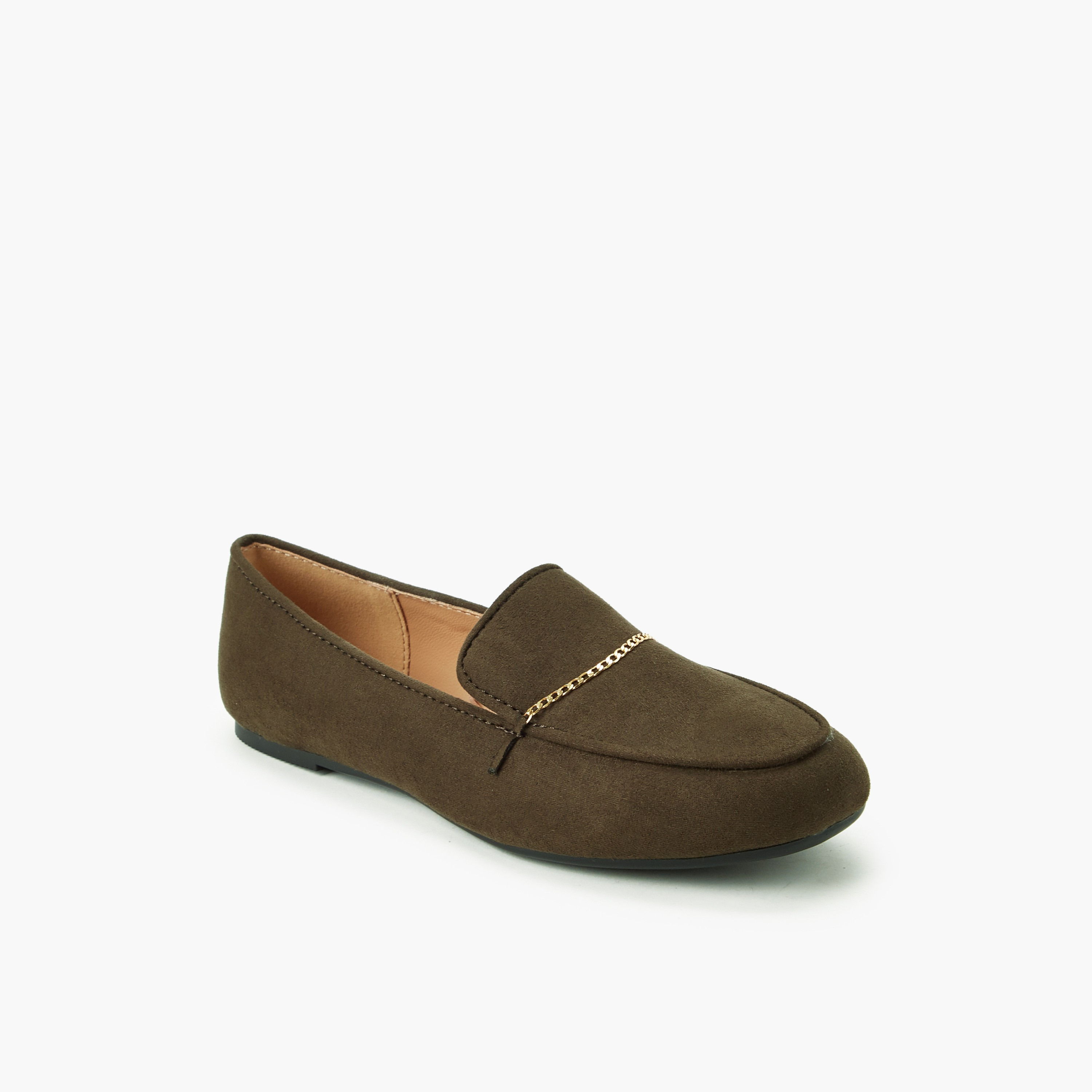 حذاء لوفر بزينة ميتاليك للنساء من ليتل ميسي-girls-shoes-loafers-image-2