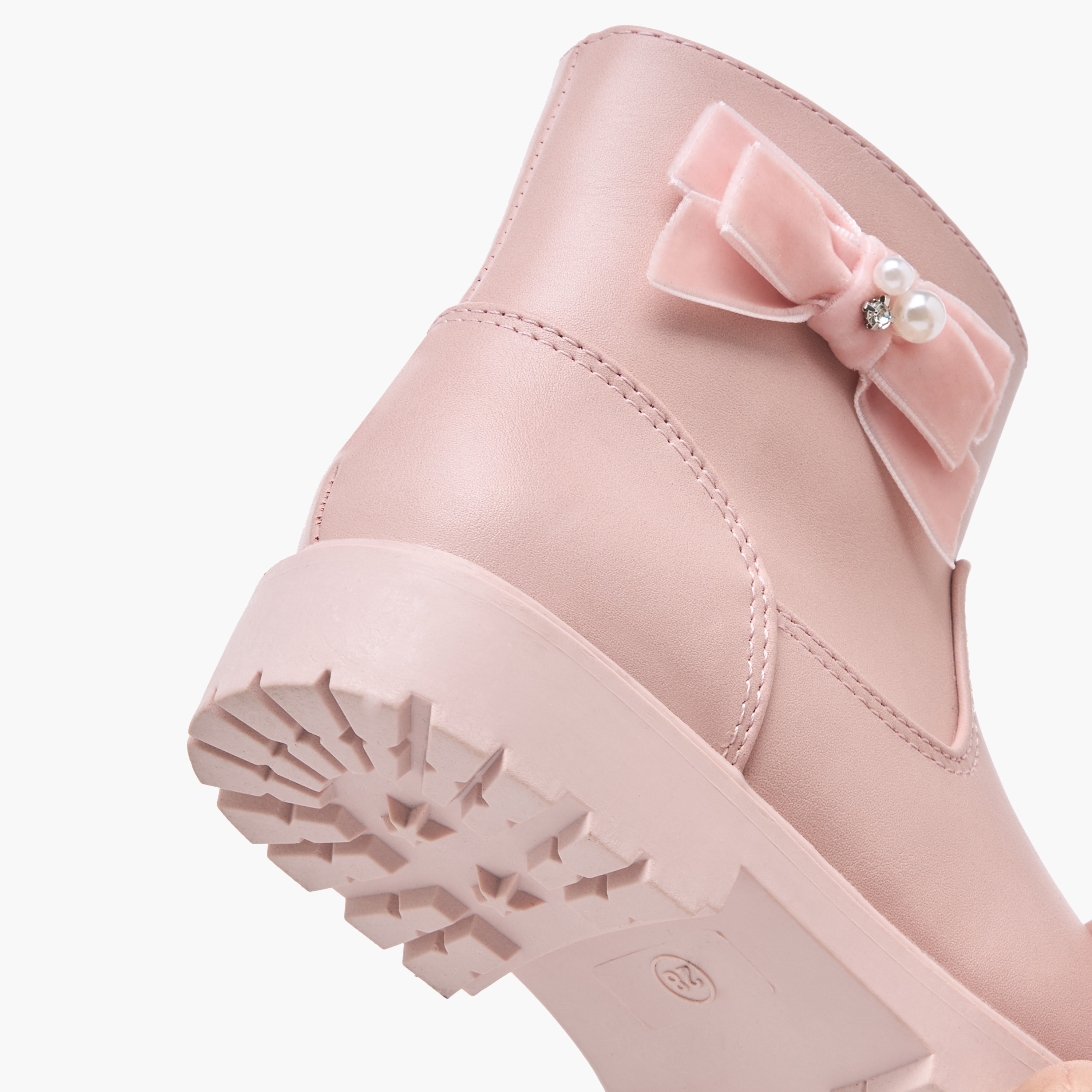 Flora Bella Girls Bow Accent Ankle Boots-girls-shoes-boots-image-6