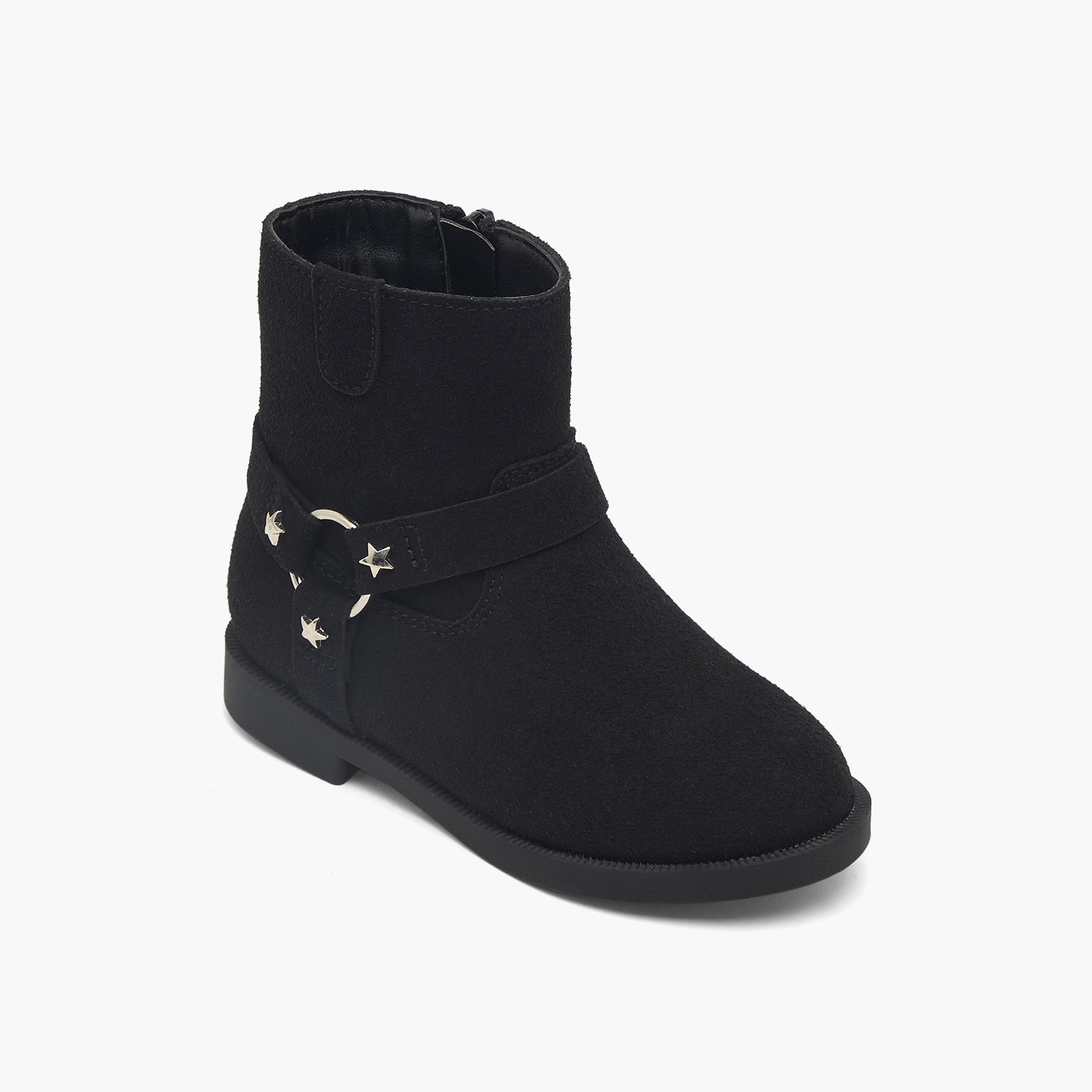 Flora Bella Girls Star Metallic Accent Ankle Boots-girls-shoes-boots-image-2