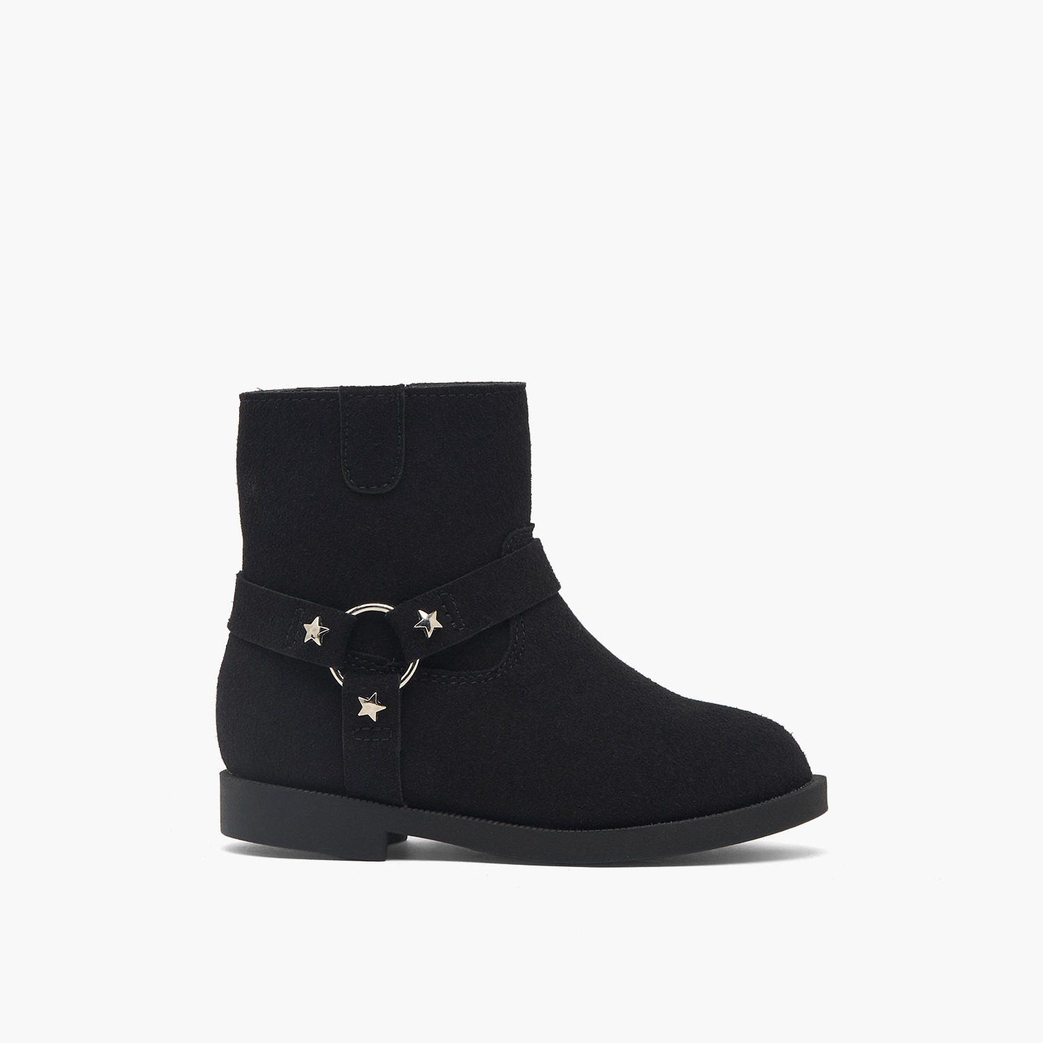 Flora Bella Girls Star Metallic Accent Ankle Boots-girls-shoes-boots-image-3
