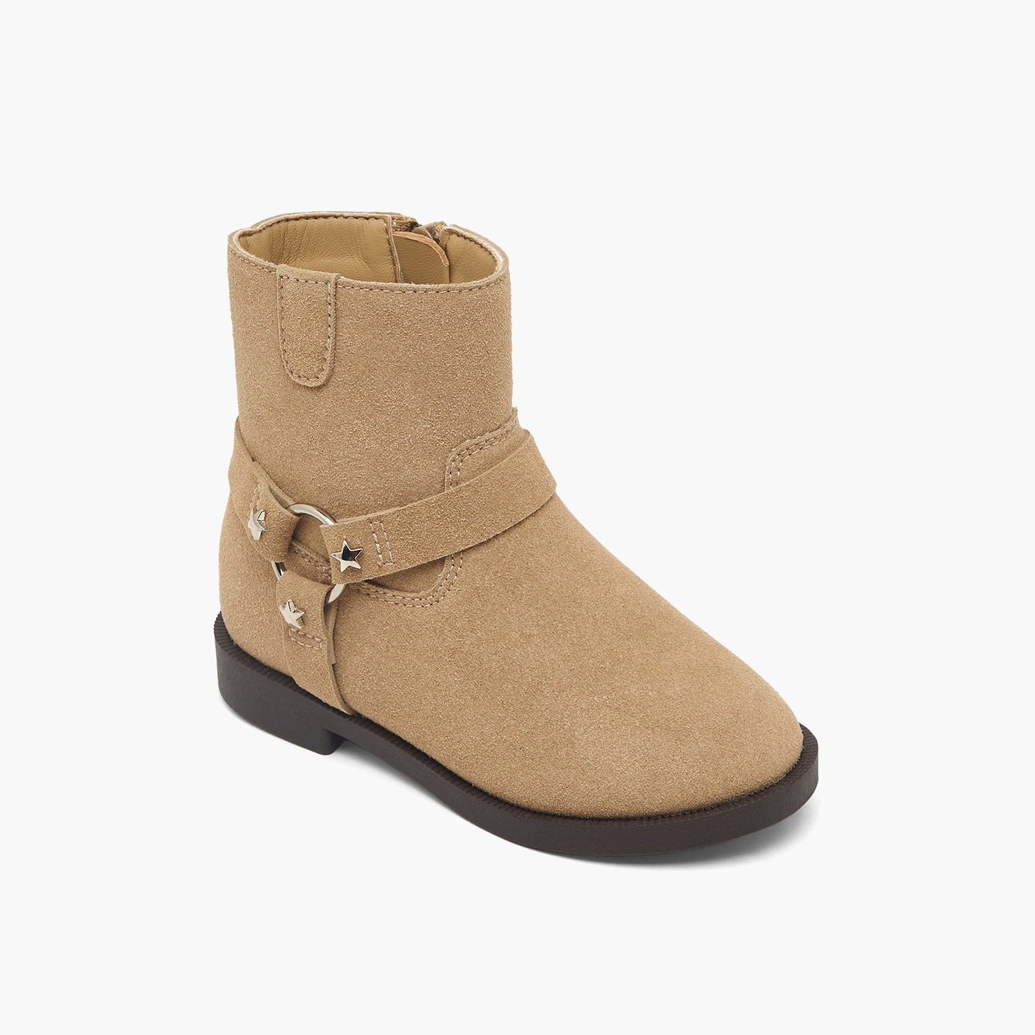 Flora Bella Girls Star Metallic Accent Ankle Boots-girls-shoes-boots-image-2