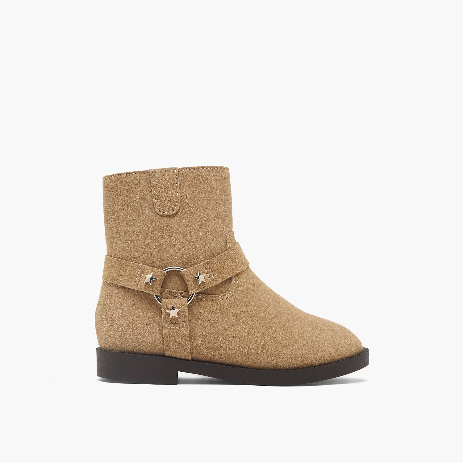 Flora Bella Girls Star Metallic Accent Ankle Boots-girls-shoes-boots-image-3