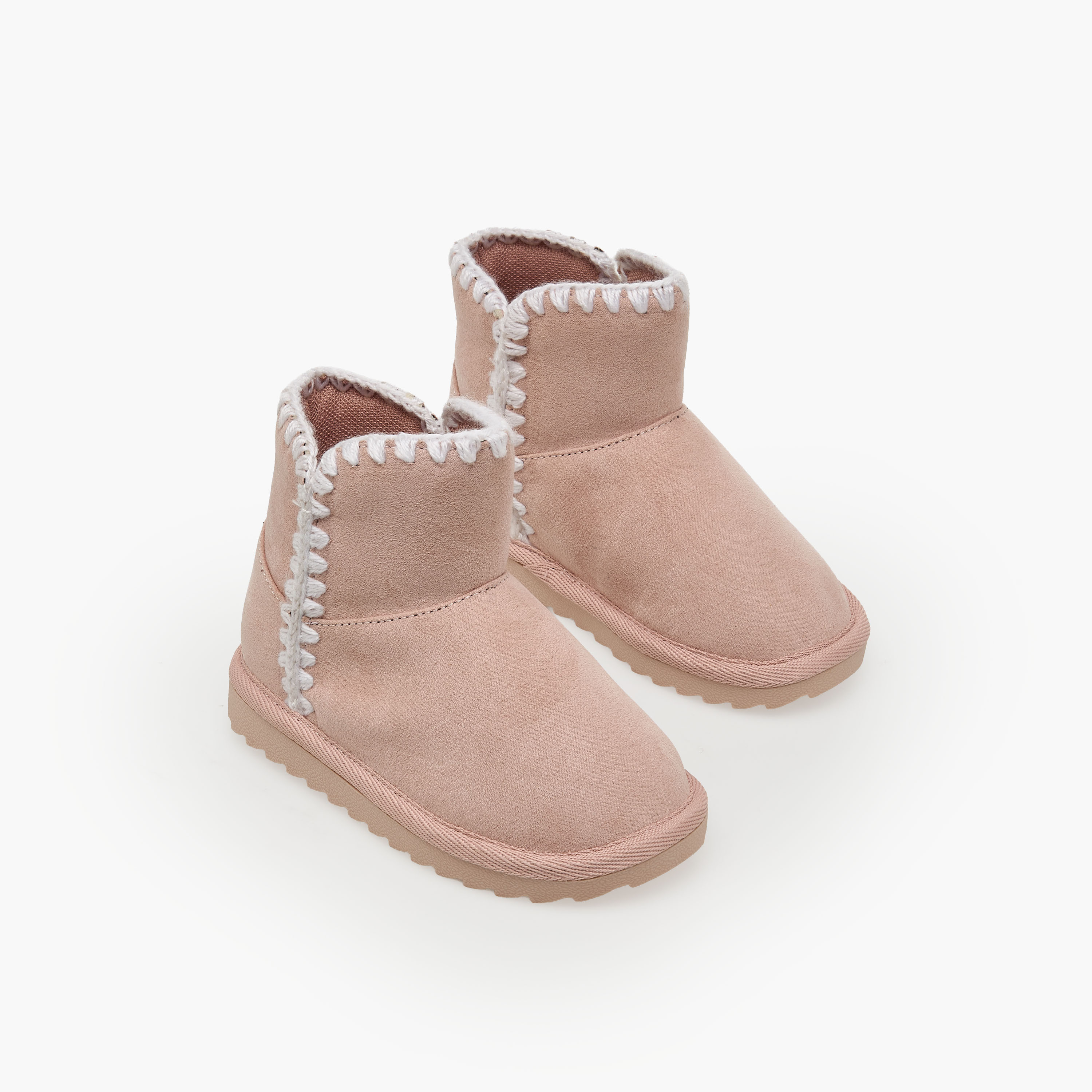 Flora Bella Girls Embroidered Ankle Boots-girls-shoes-boots-image-1