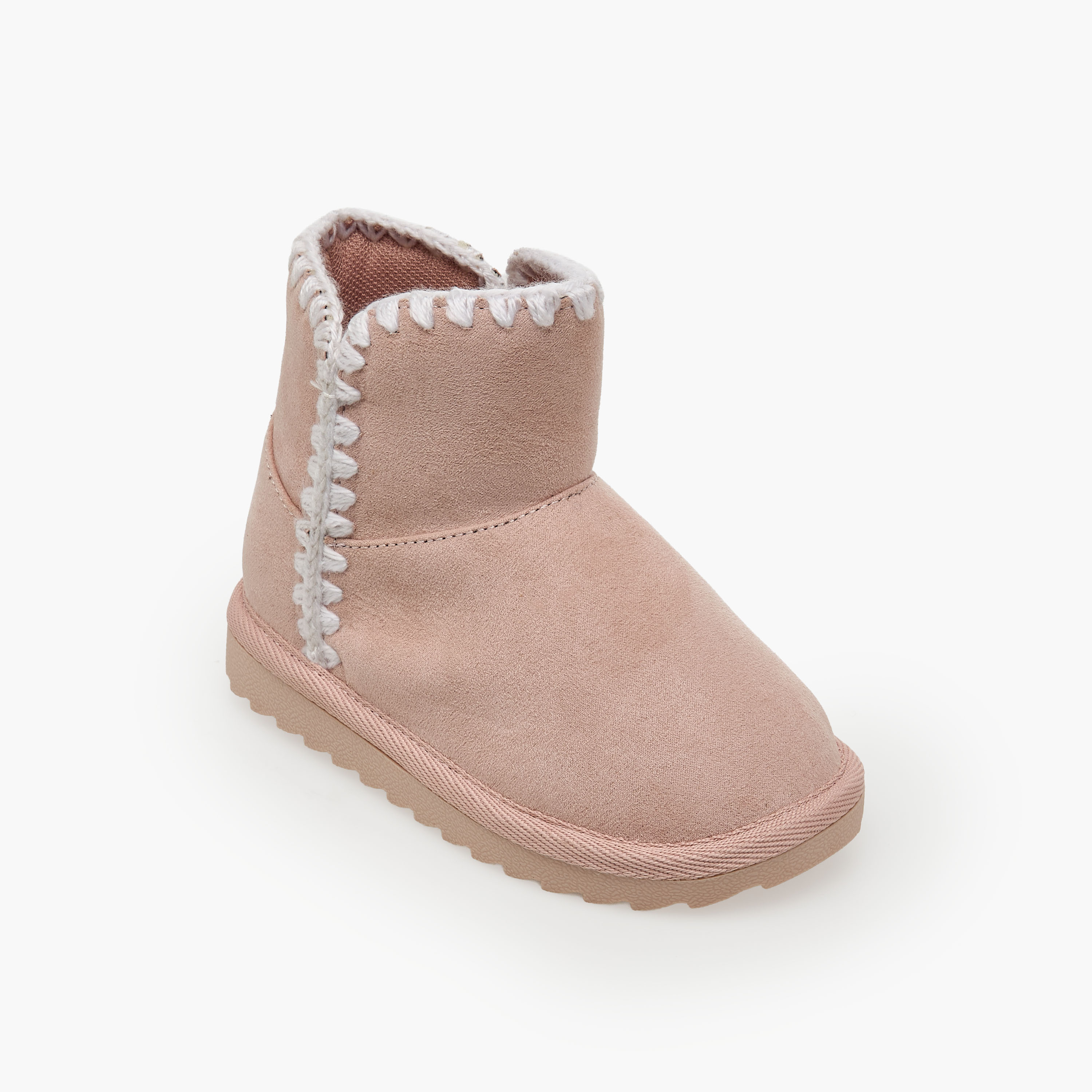 Flora Bella Girls Embroidered Ankle Boots-girls-shoes-boots-image-2