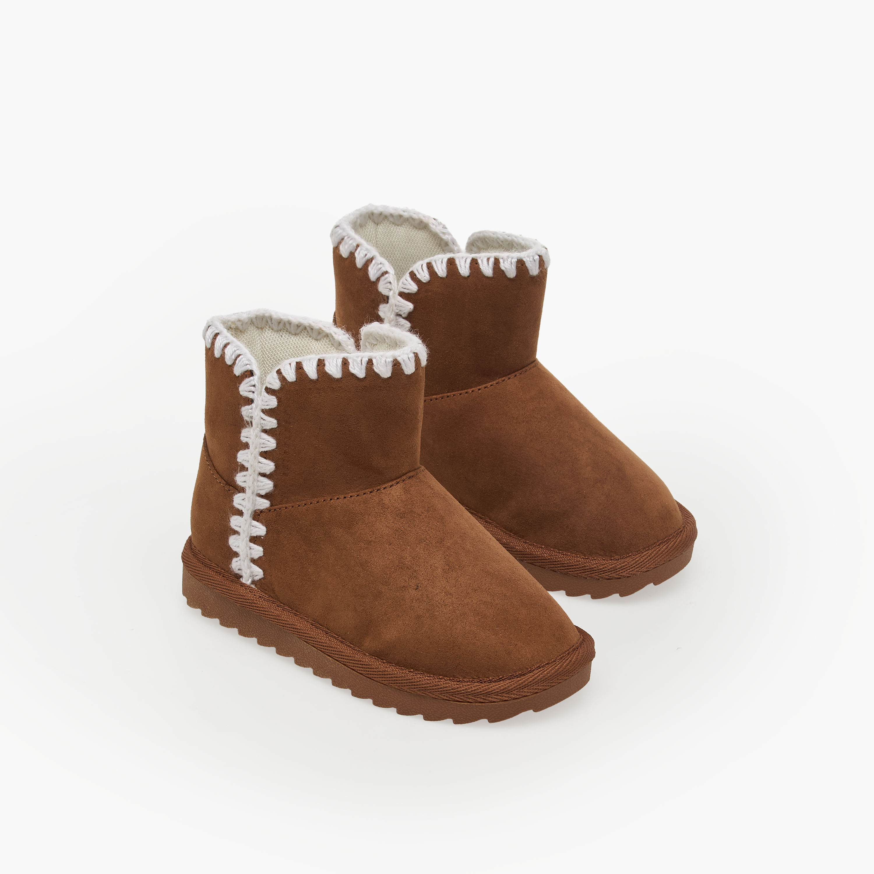 Flora Bella Girls Embroidered Ankle Boots-girls-shoes-boots-image-1