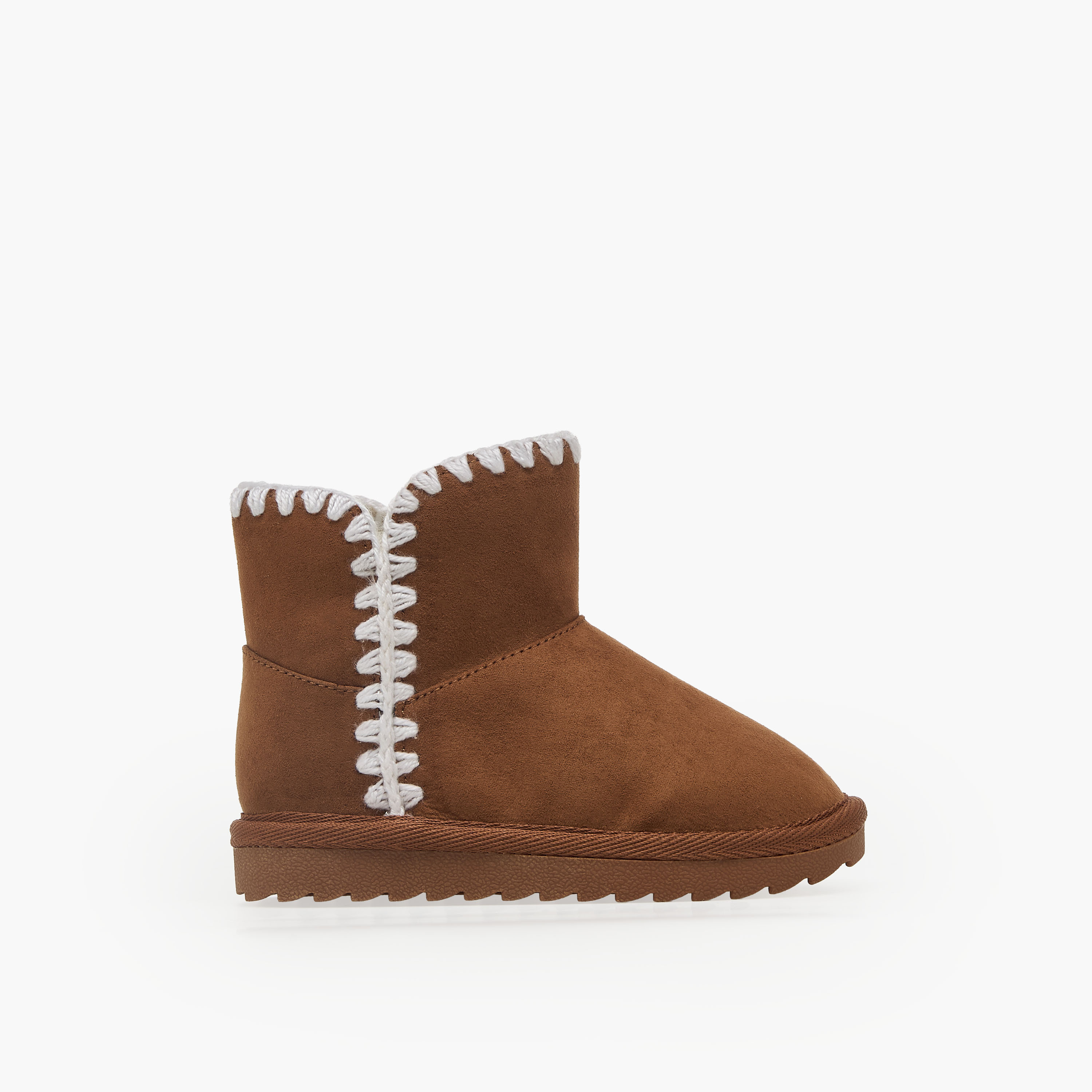Flora Bella Girls Embroidered Ankle Boots-girls-shoes-boots-image-3