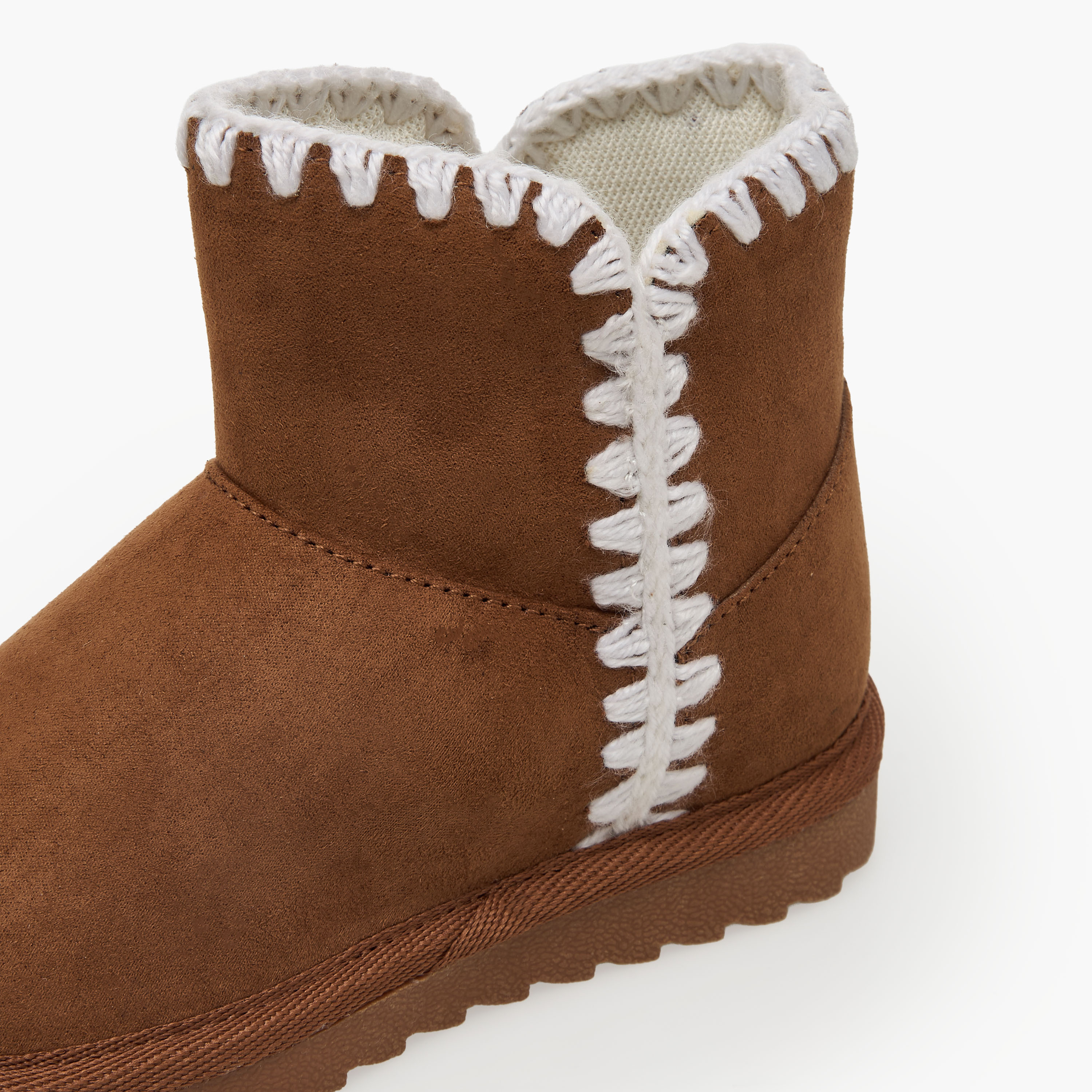 Flora Bella Girls Embroidered Ankle Boots-girls-shoes-boots-image-4