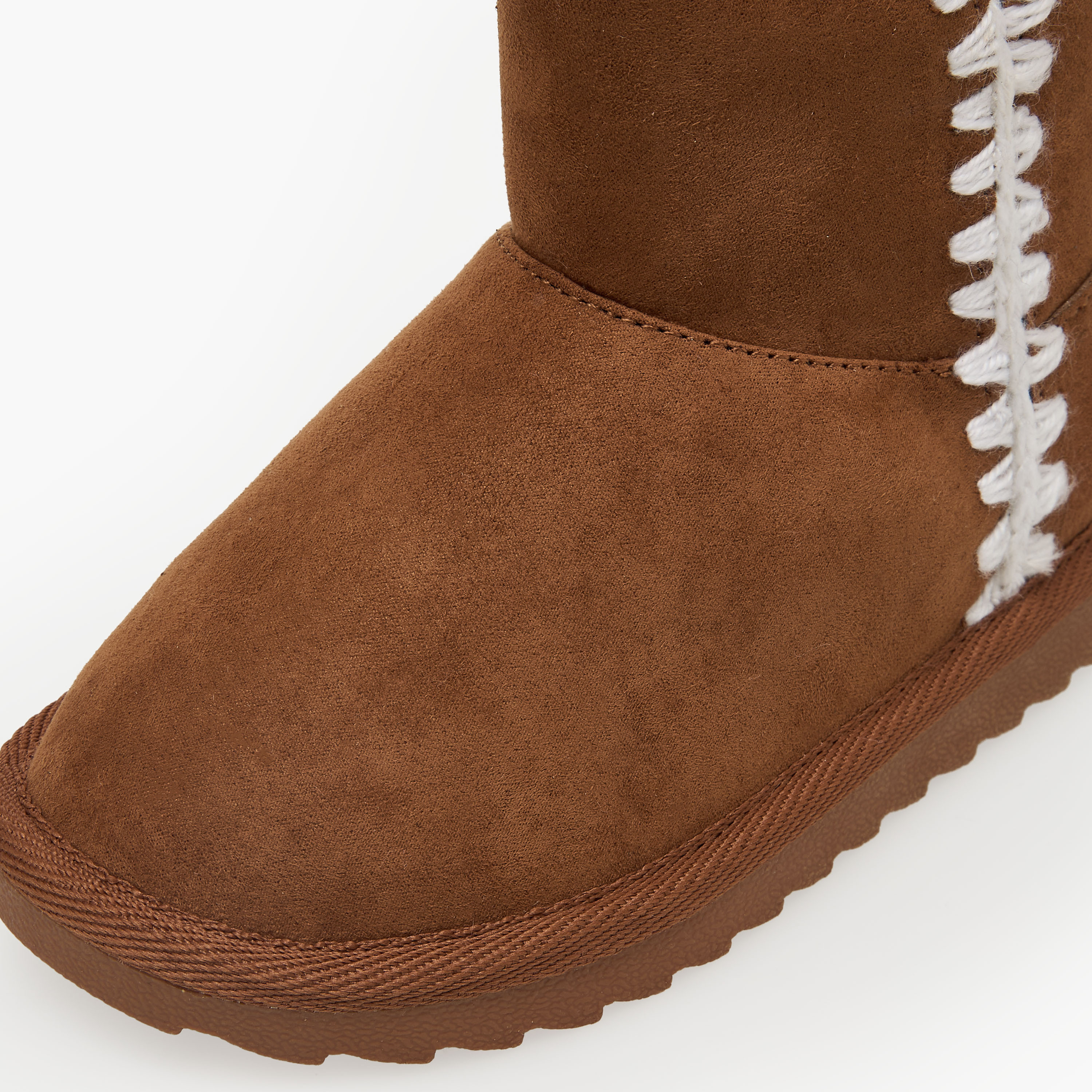 Flora Bella Girls Embroidered Ankle Boots-girls-shoes-boots-image-5