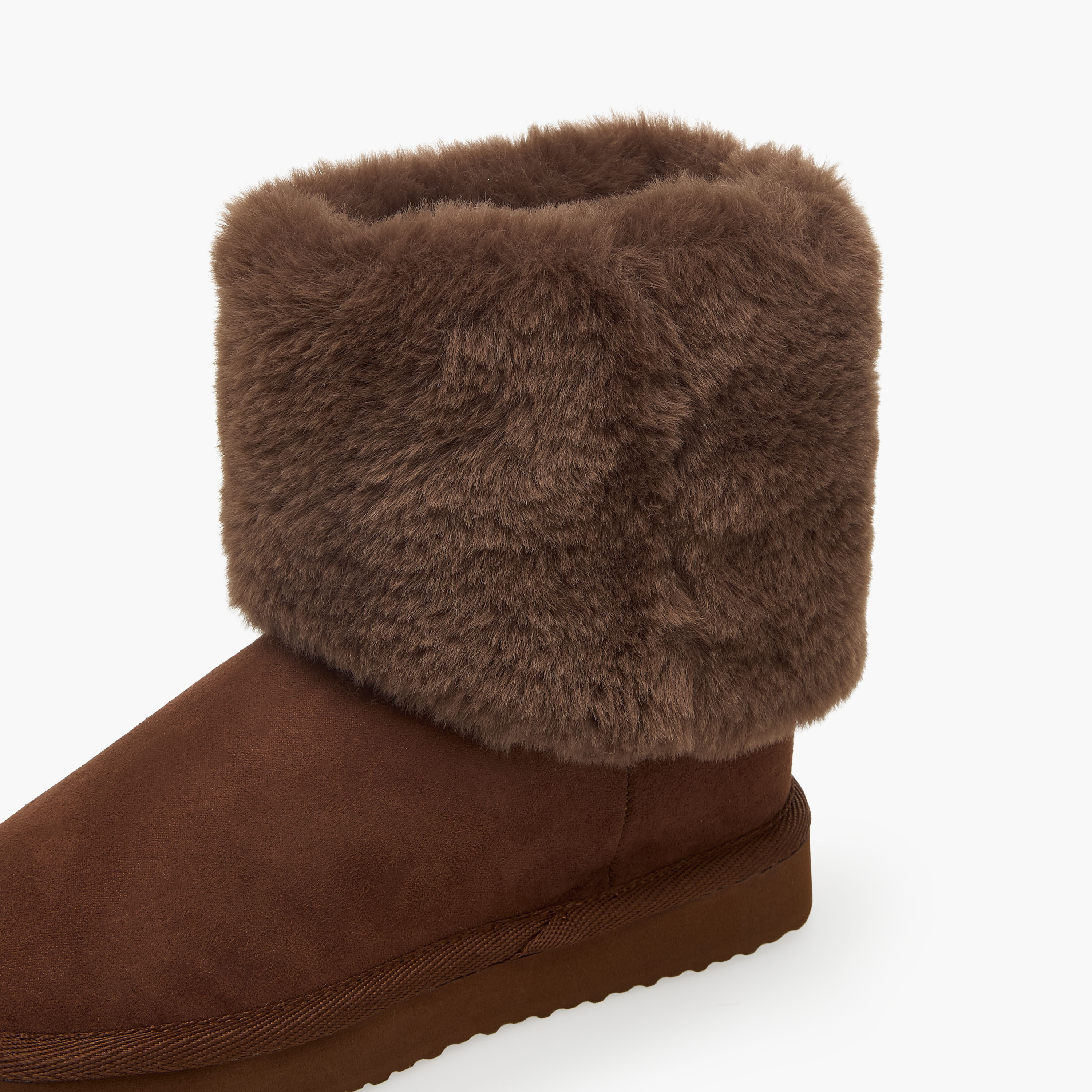 Flora Bella Girls Faux Fur Trim Ankle Boots-girls-shoes-boots-image-4