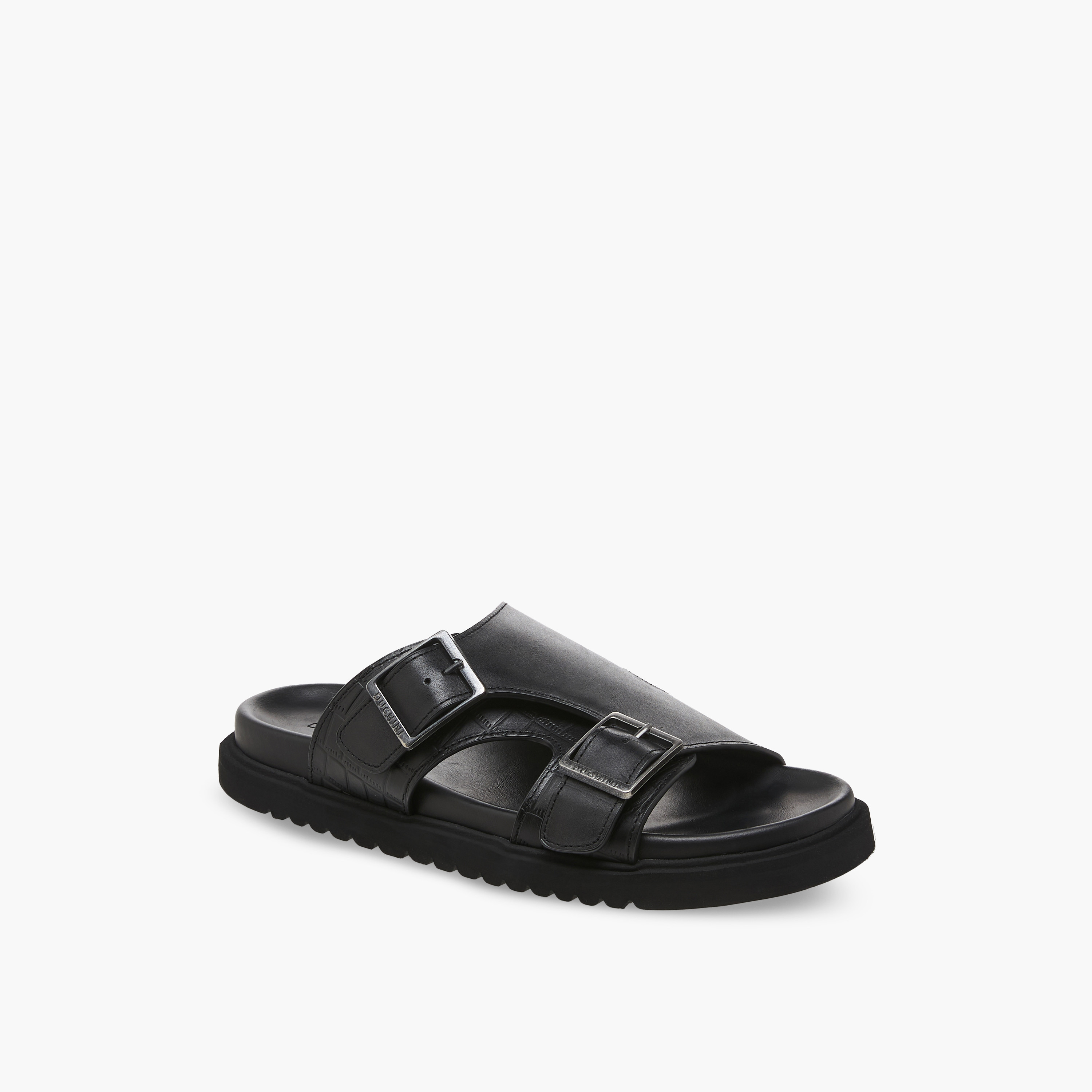 Duchini Men Textured Comfort Sandals-men-shoes-sandals-image-2
