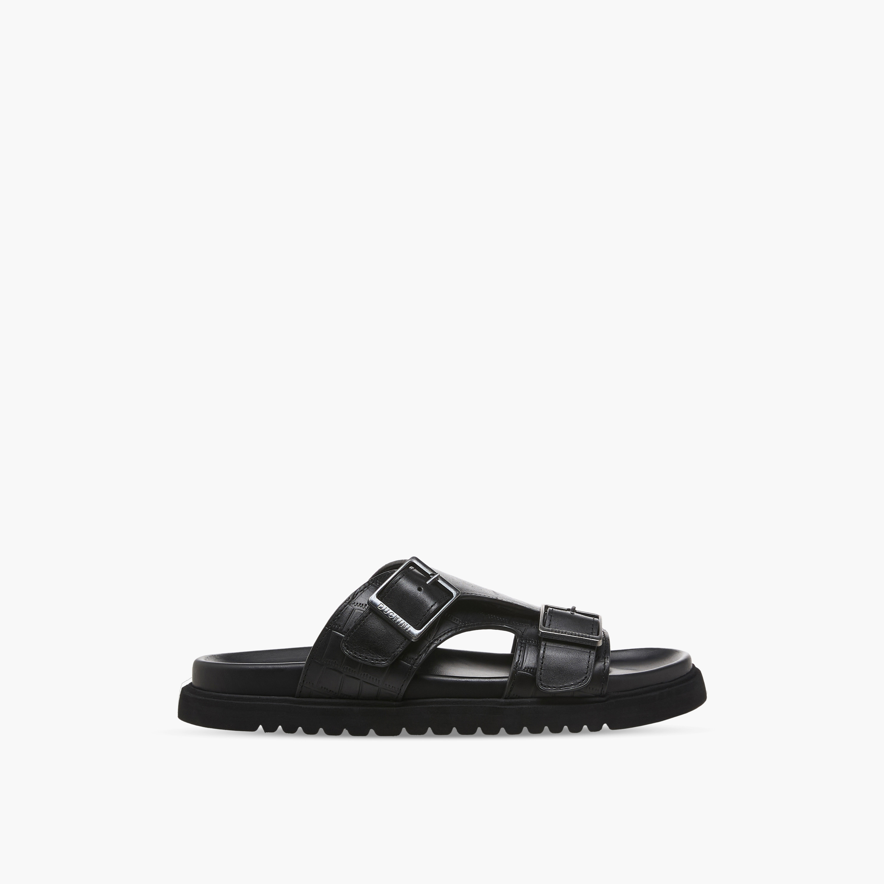 Duchini Men Textured Comfort Sandals-men-shoes-sandals-image-3