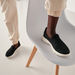 Textured Slip-On Walking Shoes-Women%27s Sports Shoes-thumbnailMobile-0
