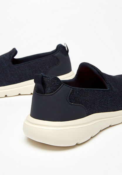Textured Slip-On Walking Shoes-Women%27s Sports Shoes-image-3