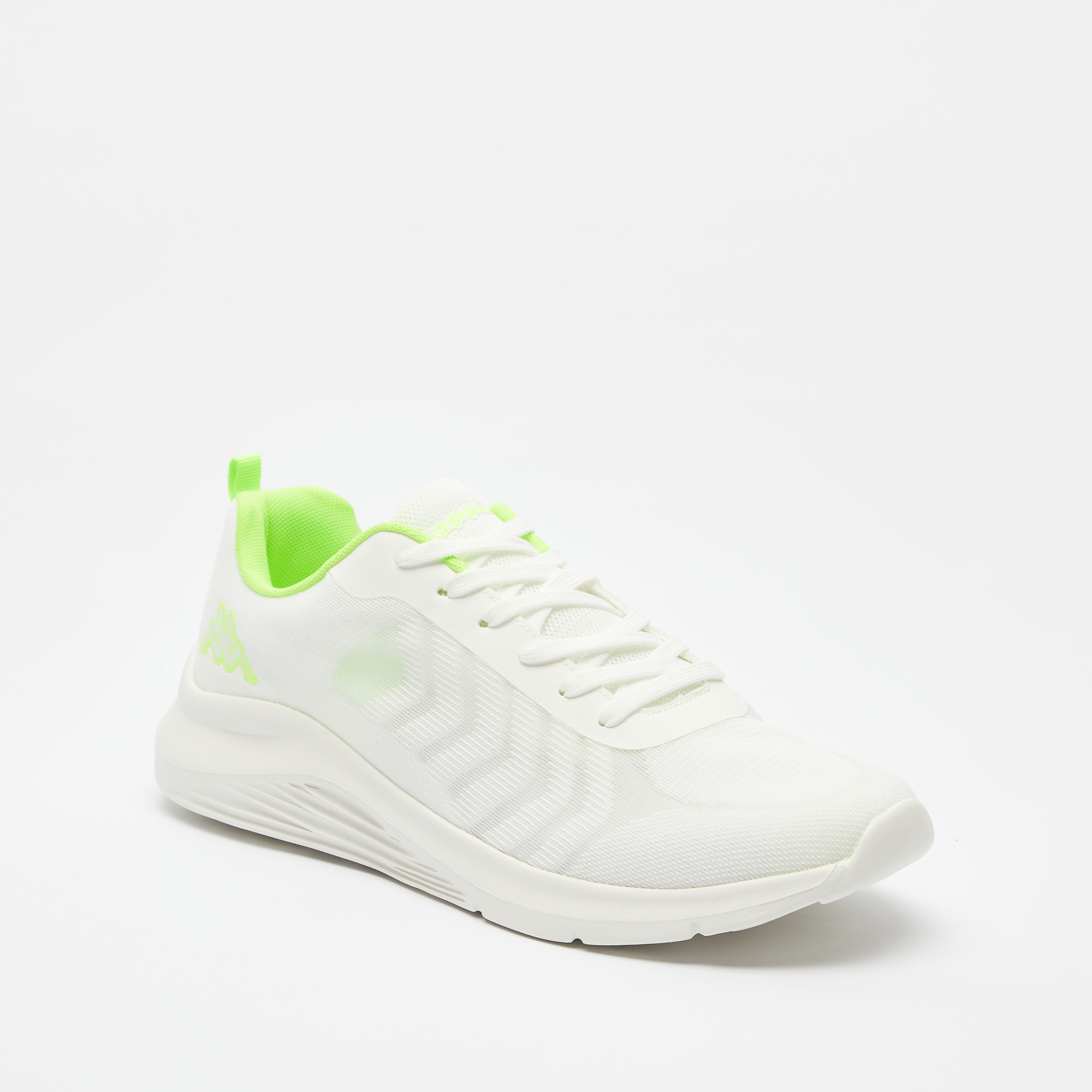 Kappa Men's Textured Lace-Up Sneakers-sports-men-shoes-image-2