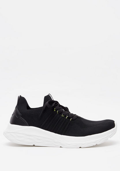 Dash Textured Lace-Up Running Shoes