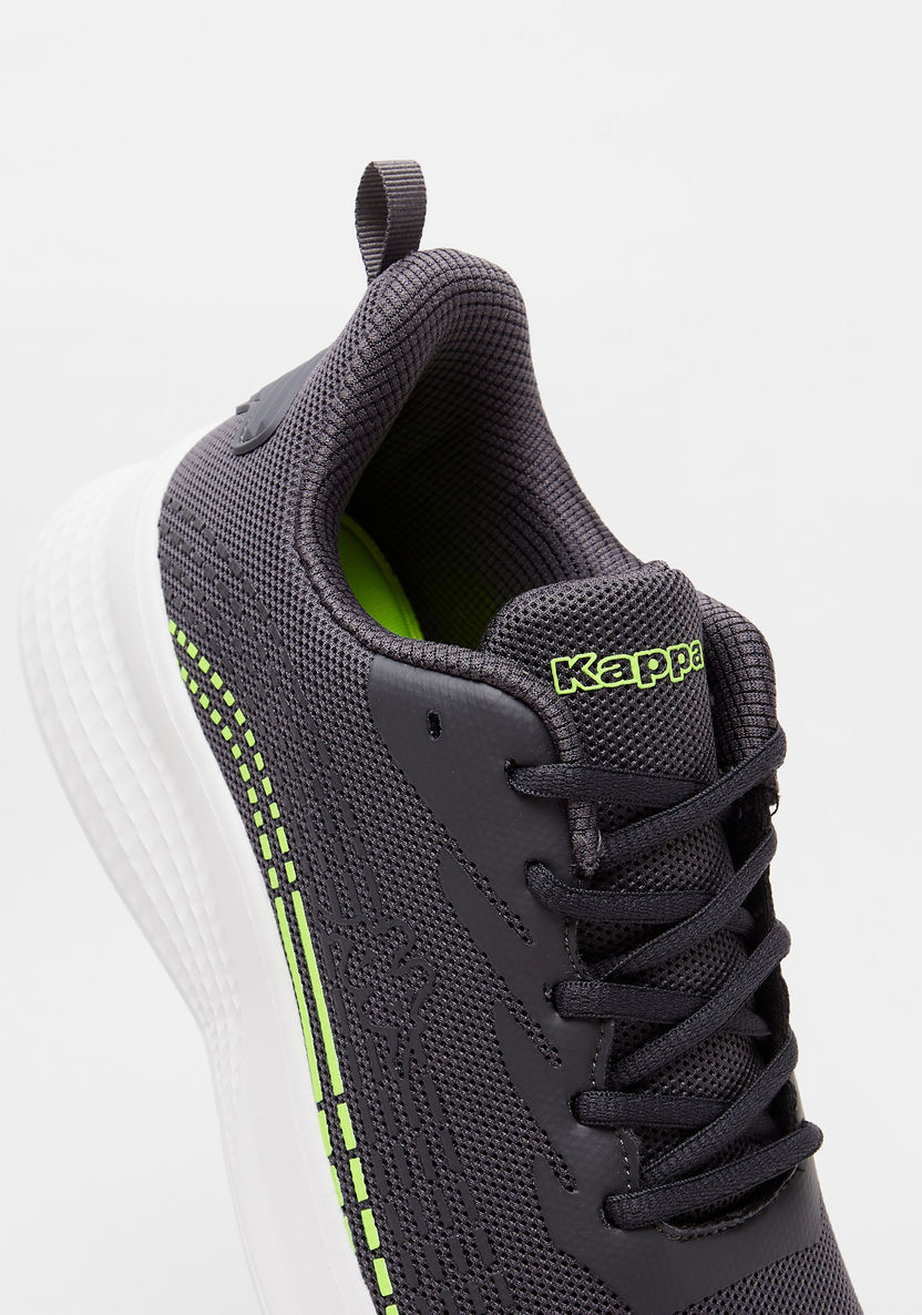 Kappa Men's Textured Lace-Up Trainer Shoes-Men%27s Sports Shoes-image-3