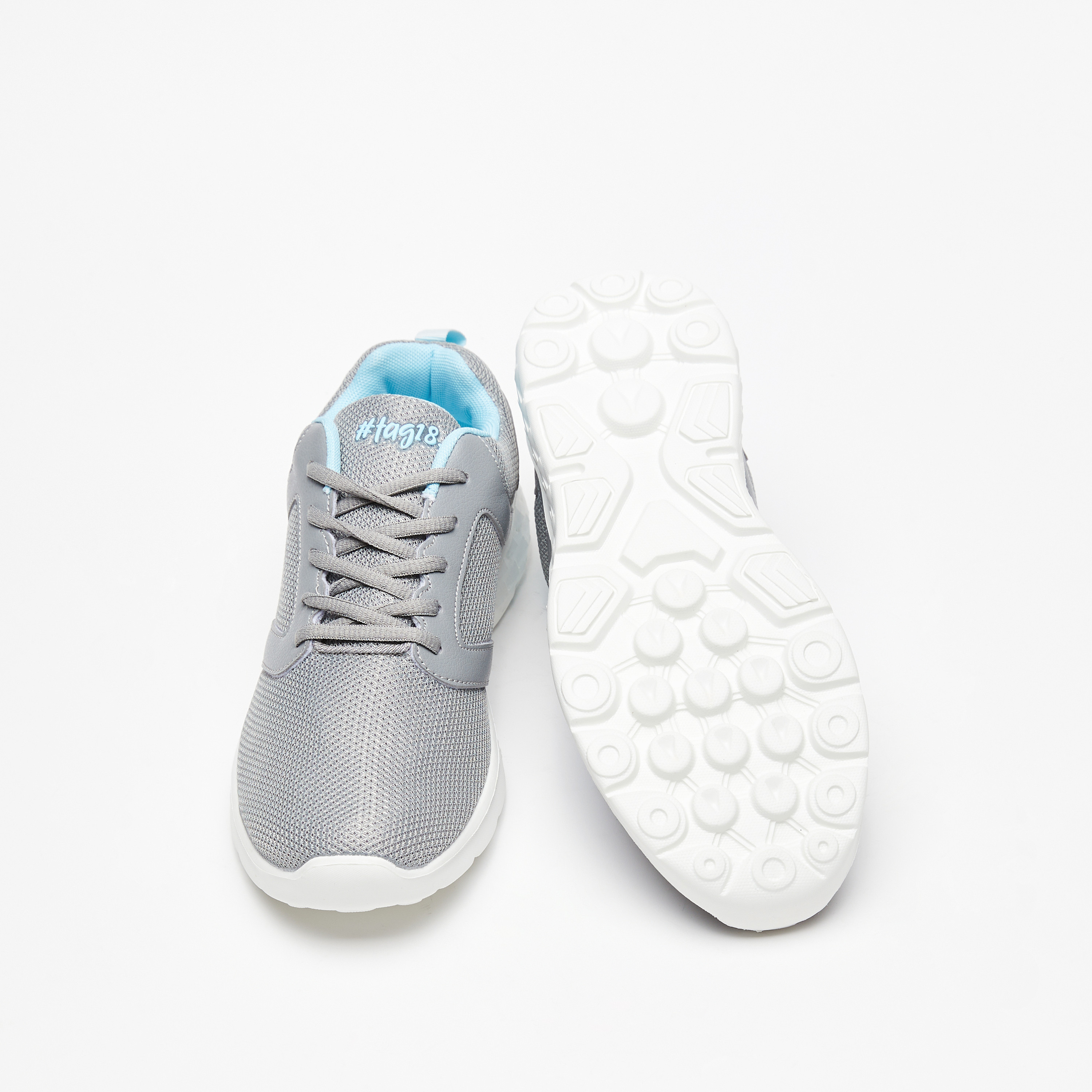 #tag18. Textured Sneakers with Lace-Up Closure-women-shoes-sneakers-image-15