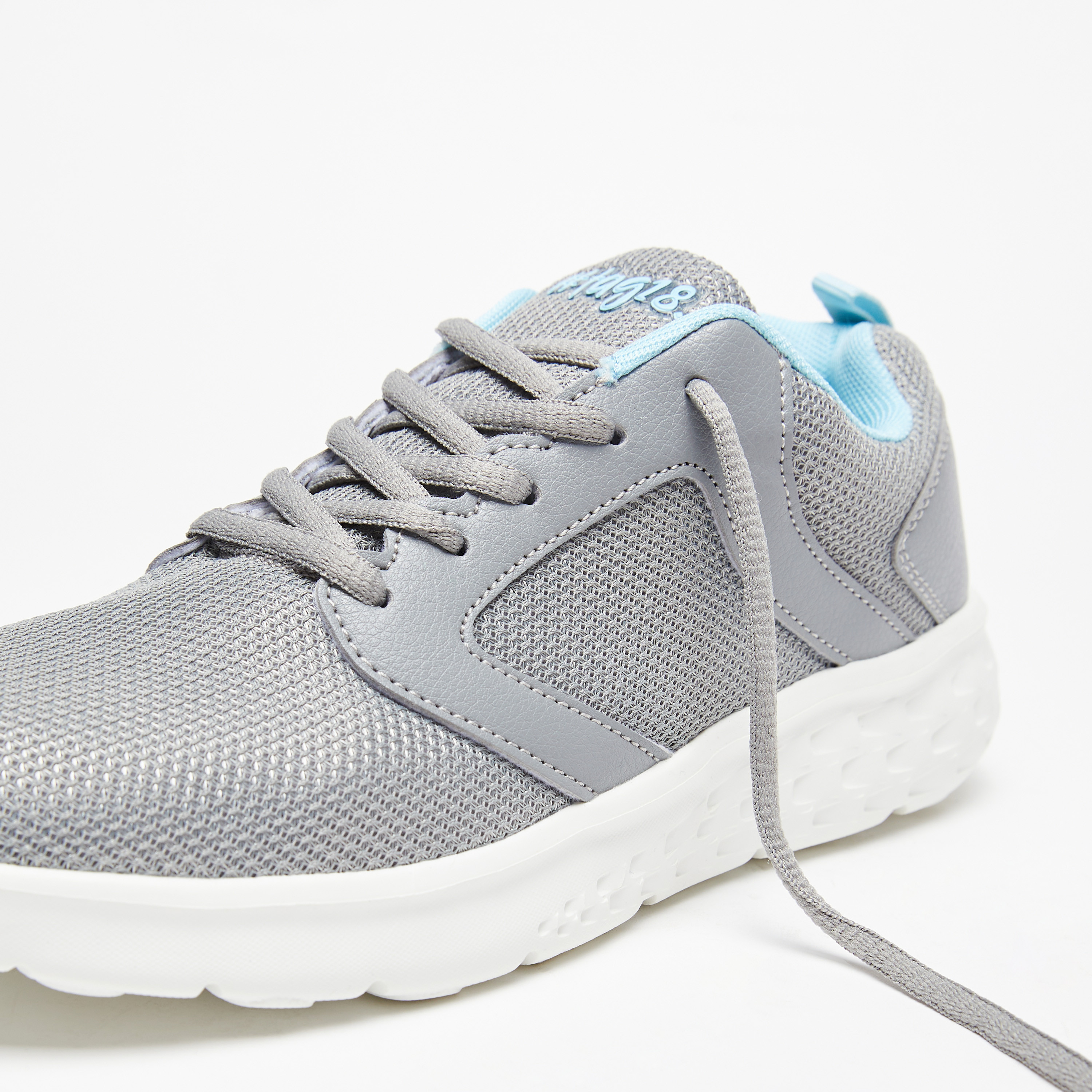 #tag18. Textured Sneakers with Lace-Up Closure-women-shoes-sneakers-image-18