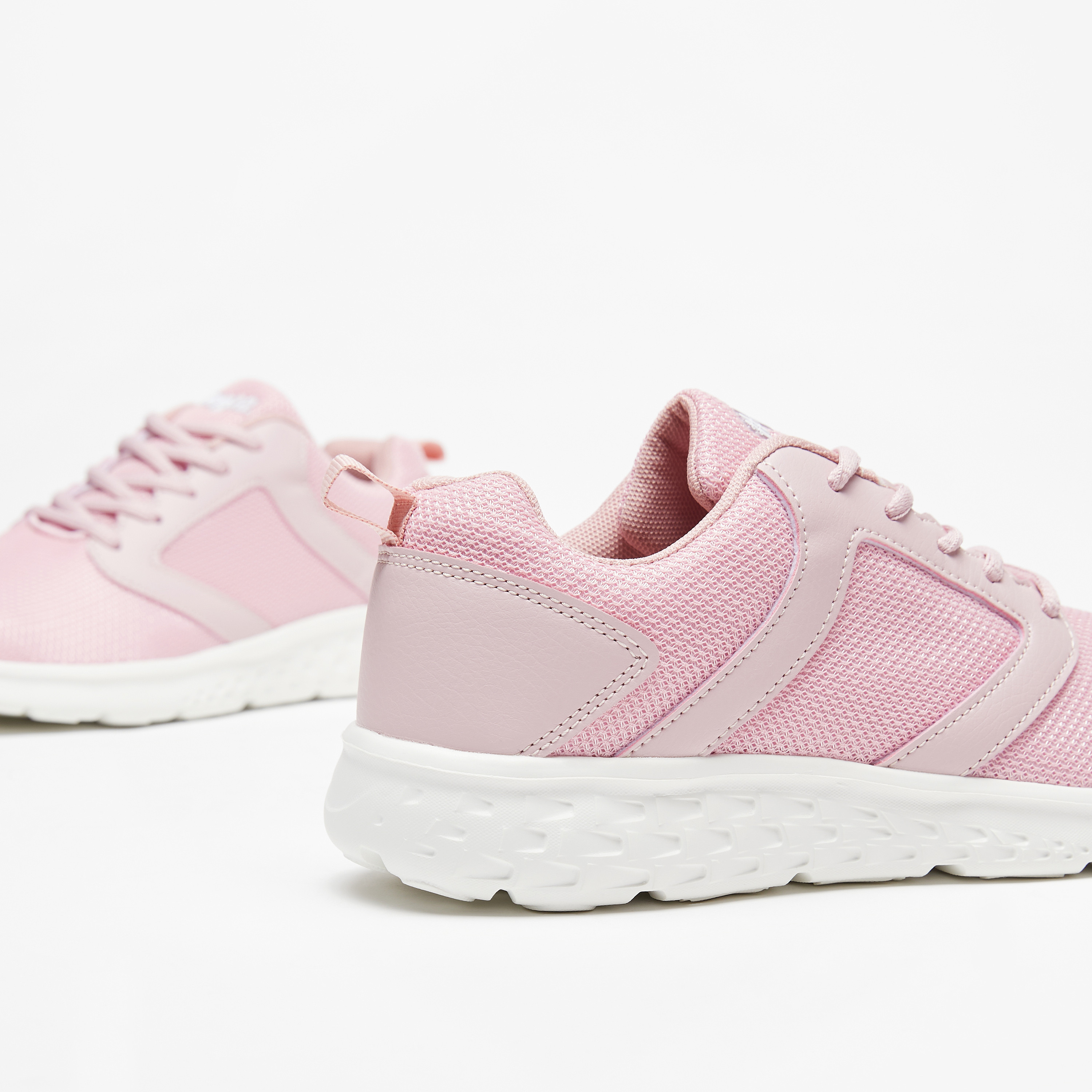 #tag18. Textured Sneakers with Lace-Up Closure-women-shoes-sneakers-image-10