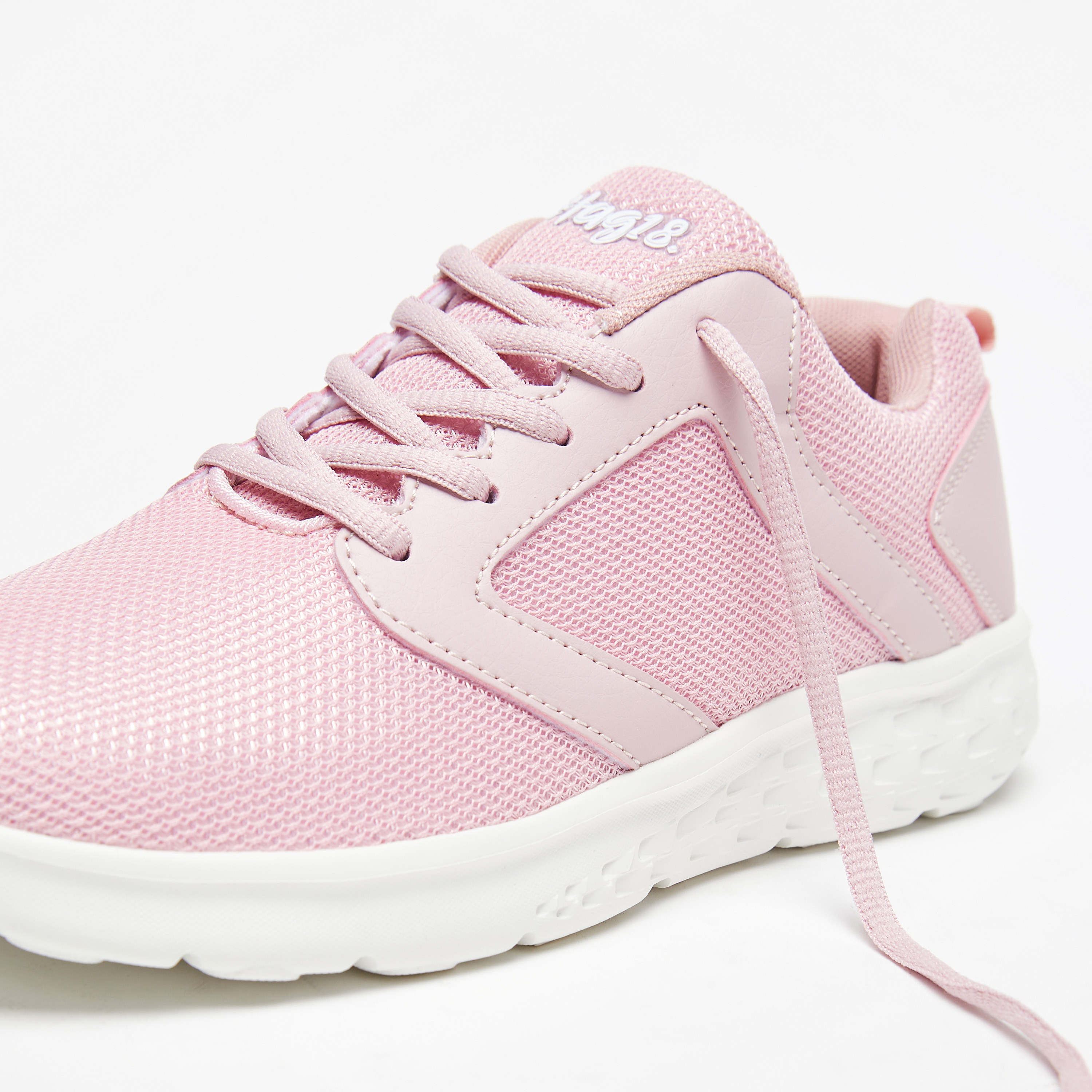 #tag18. Textured Sneakers with Lace-Up Closure-women-shoes-sneakers-image-12