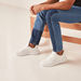 Dash Men's Textured Lace-Up Sports Shoes with Memory Foam-Men%27s Sports Shoes-thumbnailMobile-0