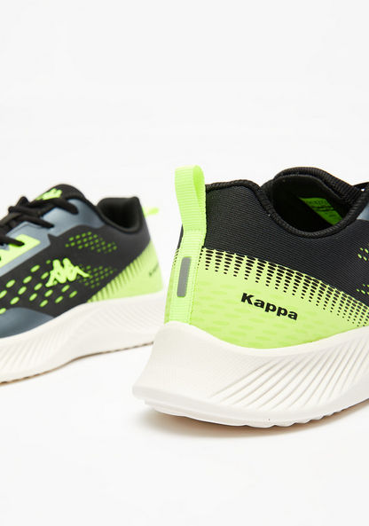 Kappa Men's Textured Trainers with Lace-Up Closure-Men%27s Sports Shoes-image-3