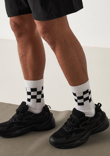 Kappa Men's Textured Lace-Up Sneakers-Men%27s Sneakers-image-0