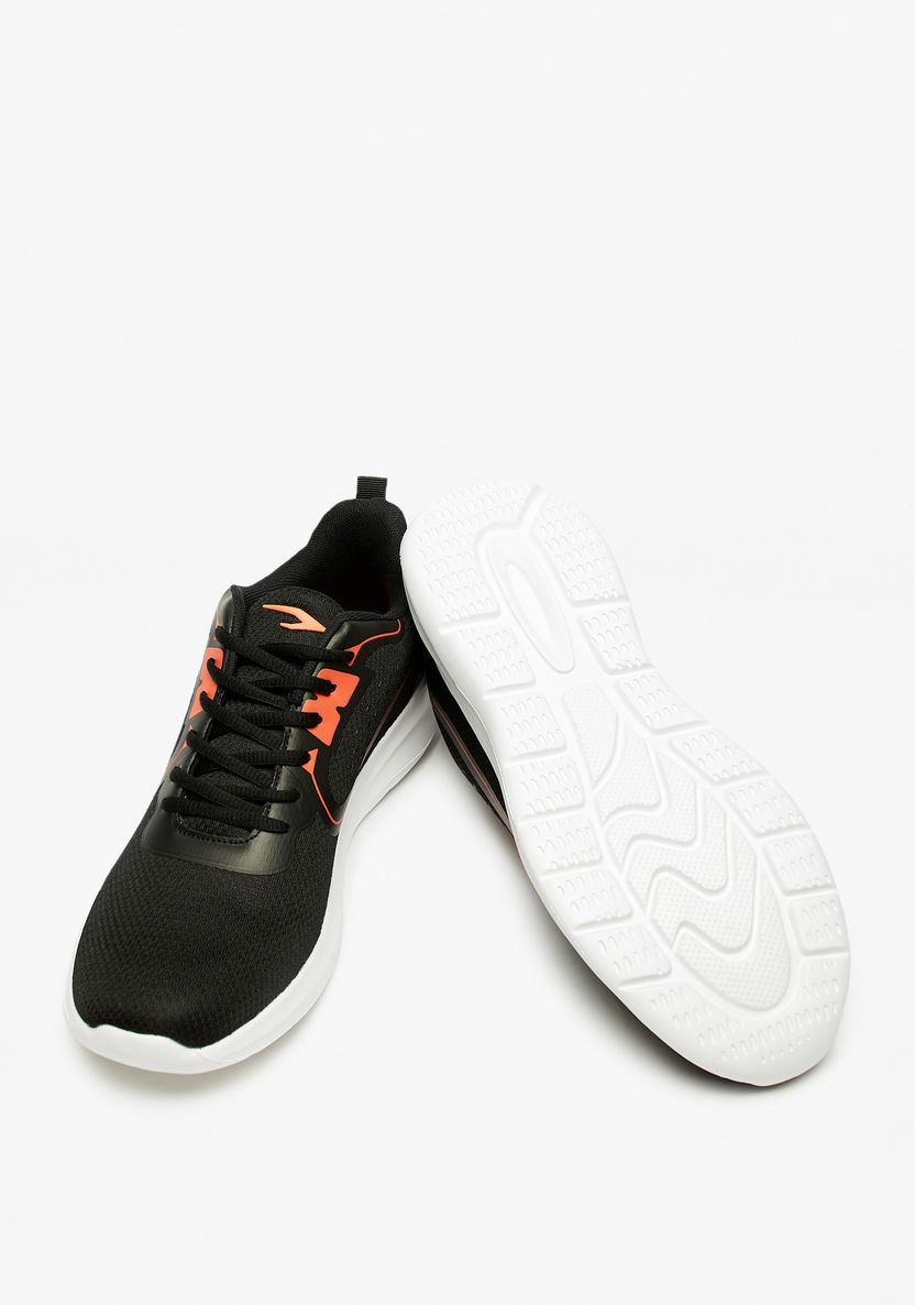 Dash Men's Textured Lace-Up Sports Shoes -Men%27s Sports Shoes-image-2