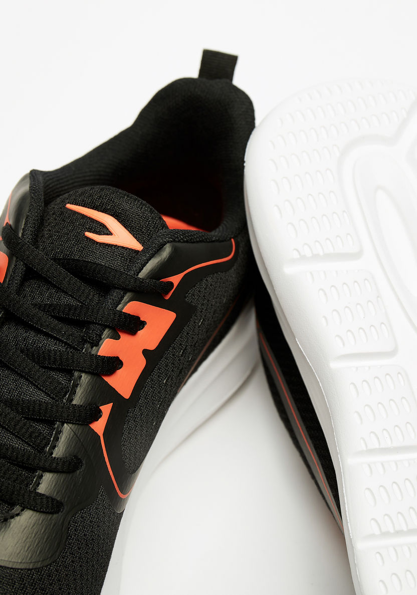 Dash Men's Textured Lace-Up Sports Shoes -Men%27s Sports Shoes-image-5
