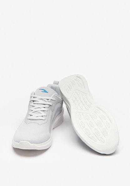 Dash Textured Lace-Up Walking Shoes-Men%27s Sports Shoes-image-1