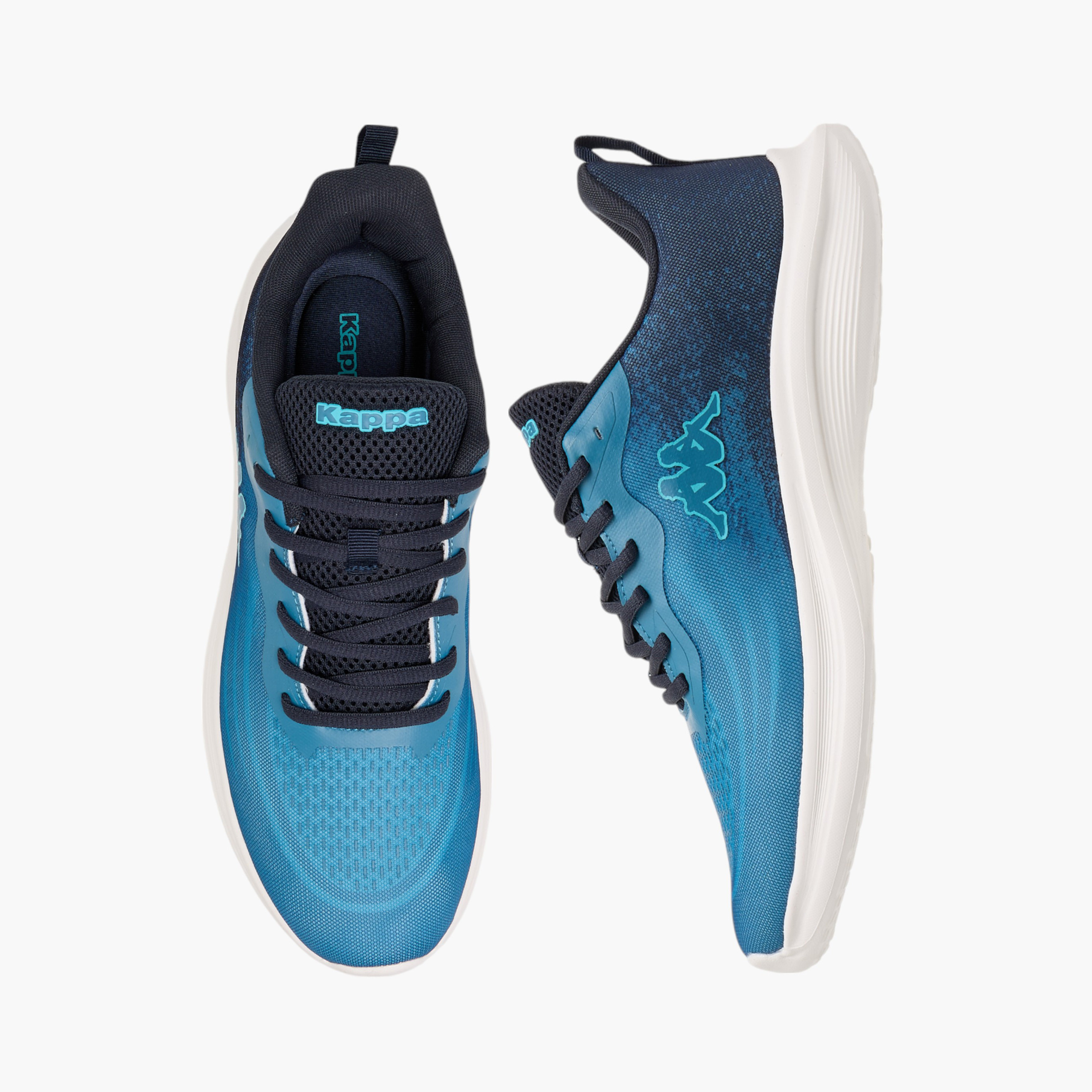 Kappa Men's Logo Print Sports Shoes with Lace-Up Closure-sports-men-shoes-image-1